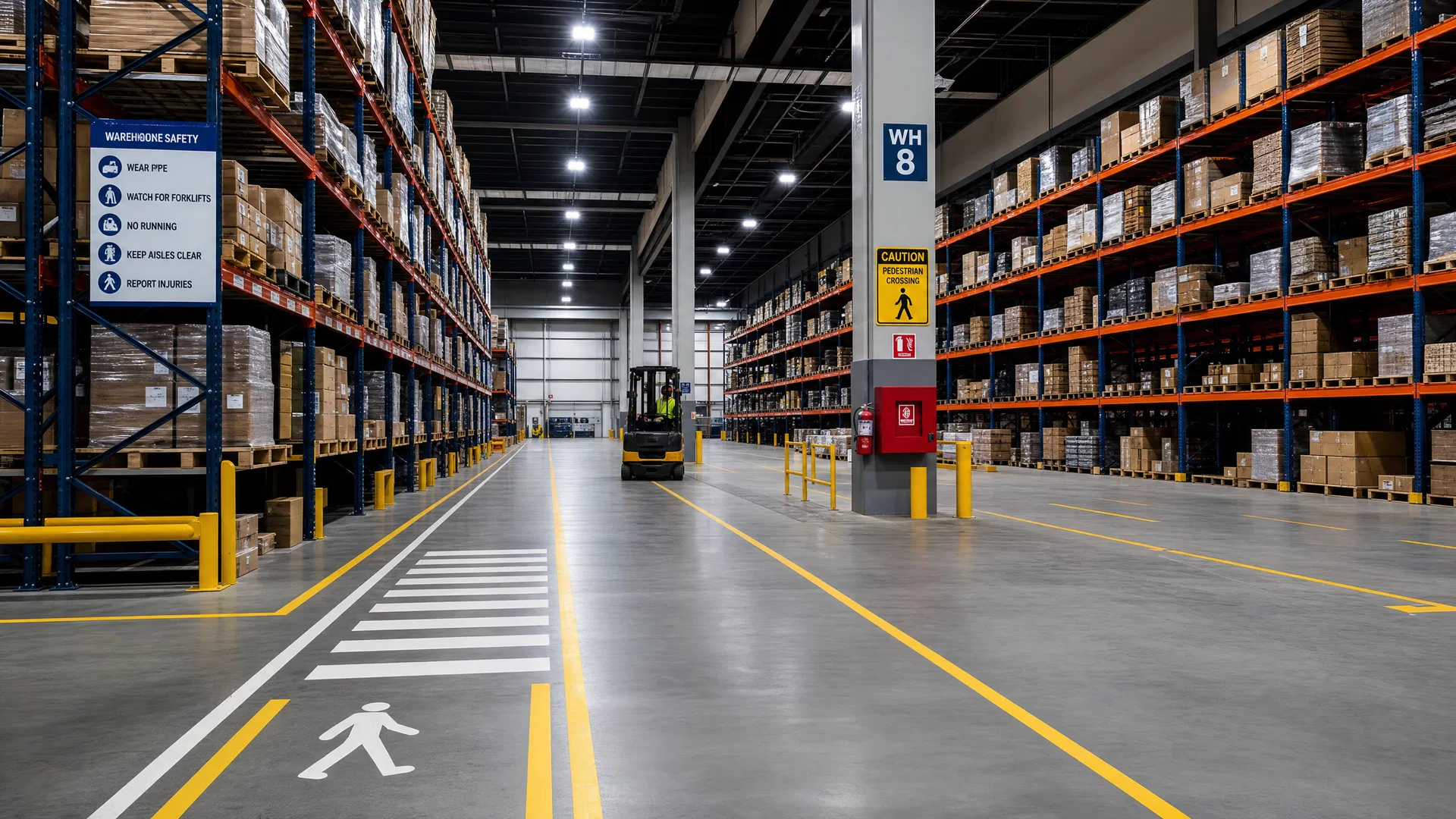Warehouse Floor Striping