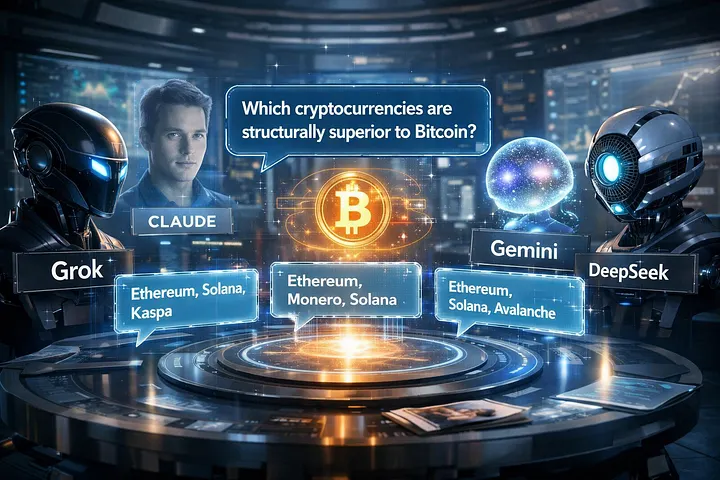 I Asked Four AIs What Cryptocurrencies Are Better Than Bitcoin — And They All Agreed