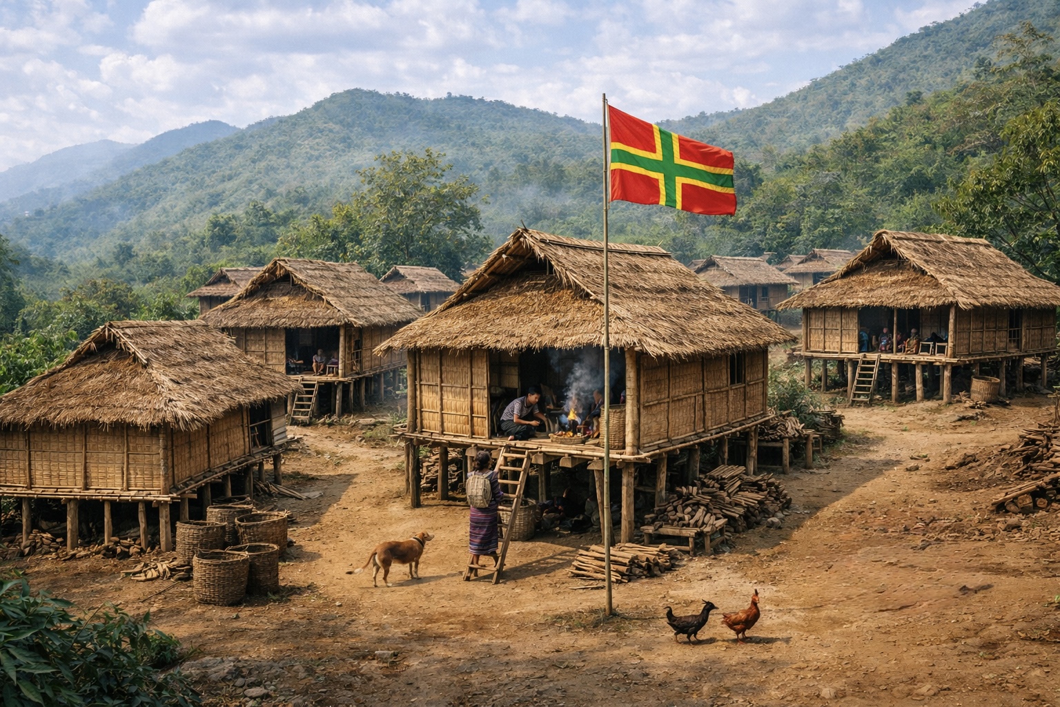 Zomi Traditional House