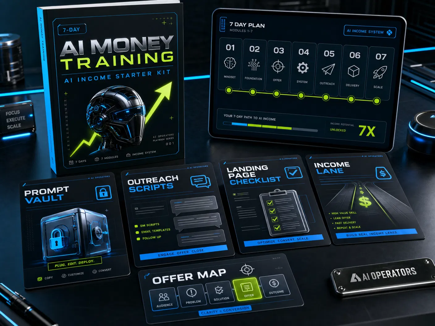 AI Money Training Starter Kit digital product mockup