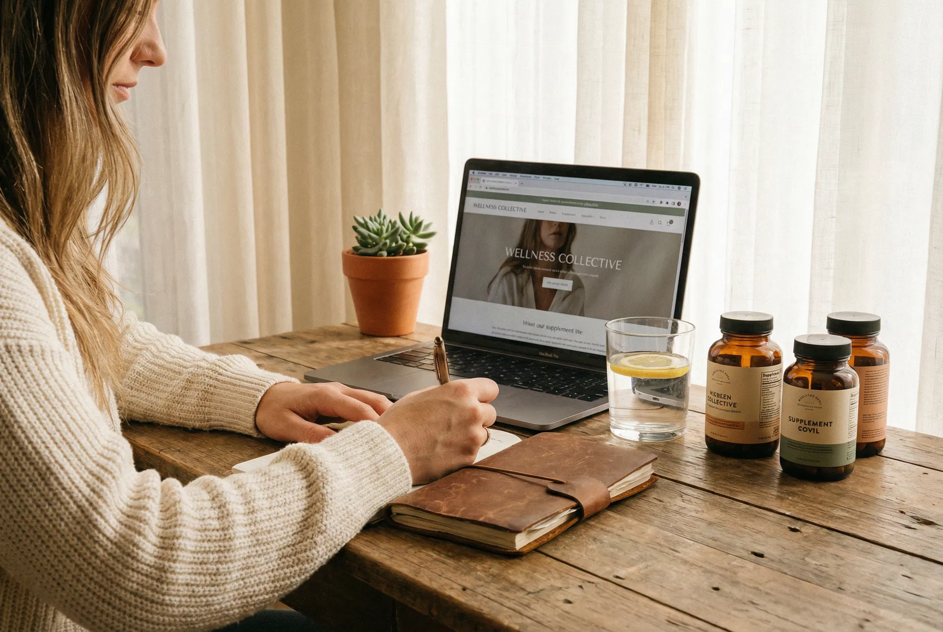 Researching wellness content