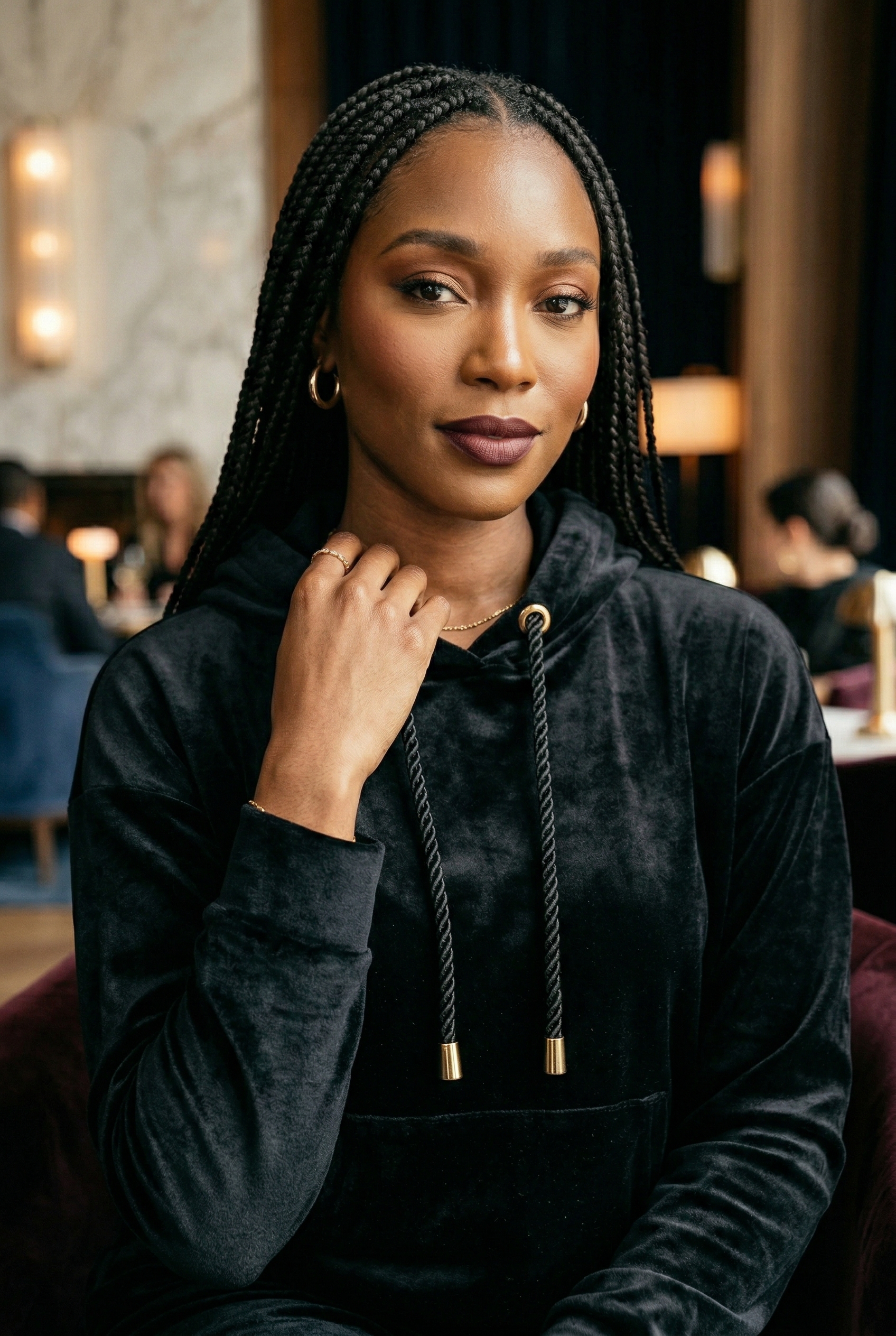 Velvet Touch Luxury Hoodie