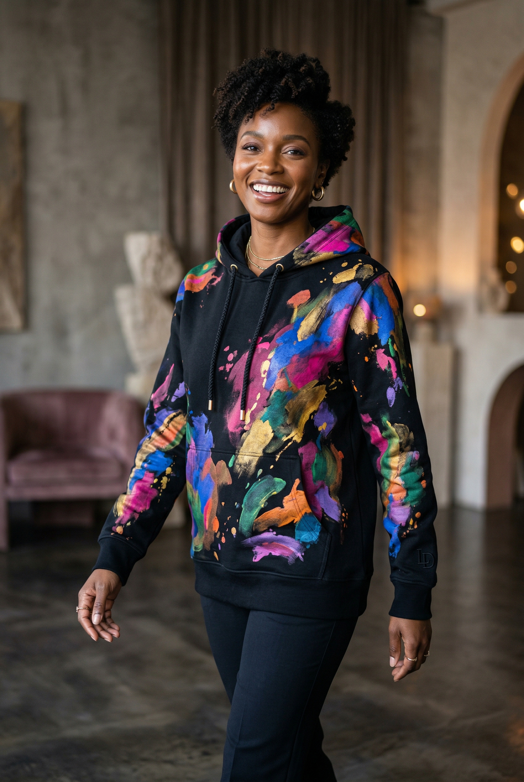 Color Splash Signature Hoodie