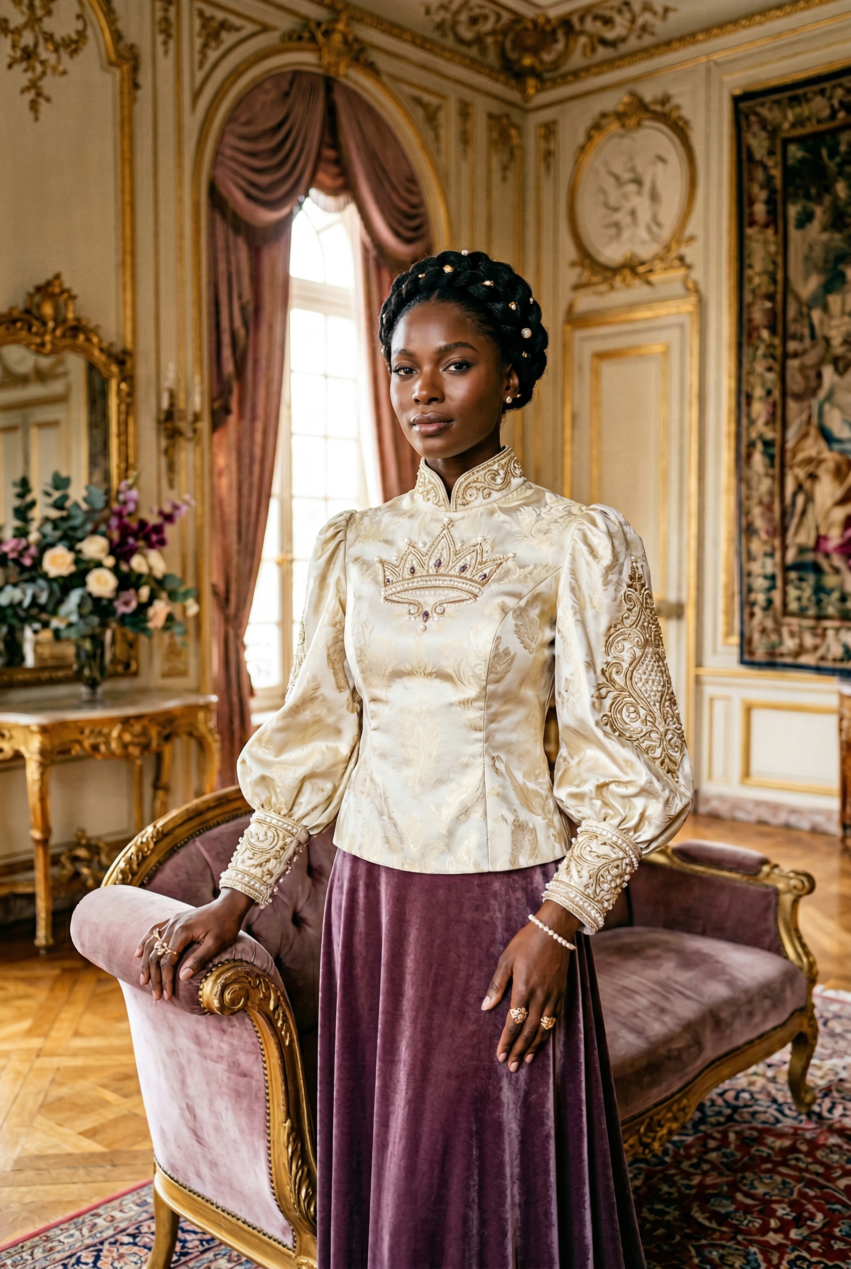 Crowned Grace Signature Blouse