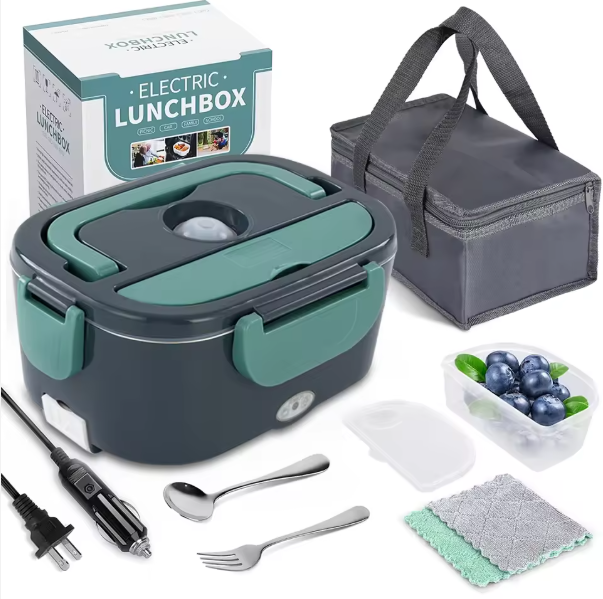 Multifunctional Dual-Use Electric Lunch Box (12V/24V Car & 110V/220V Home)