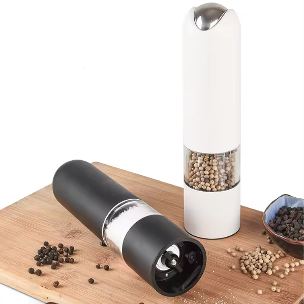 Automatic Electric Gravity Salt and Pepper Grinder Set
