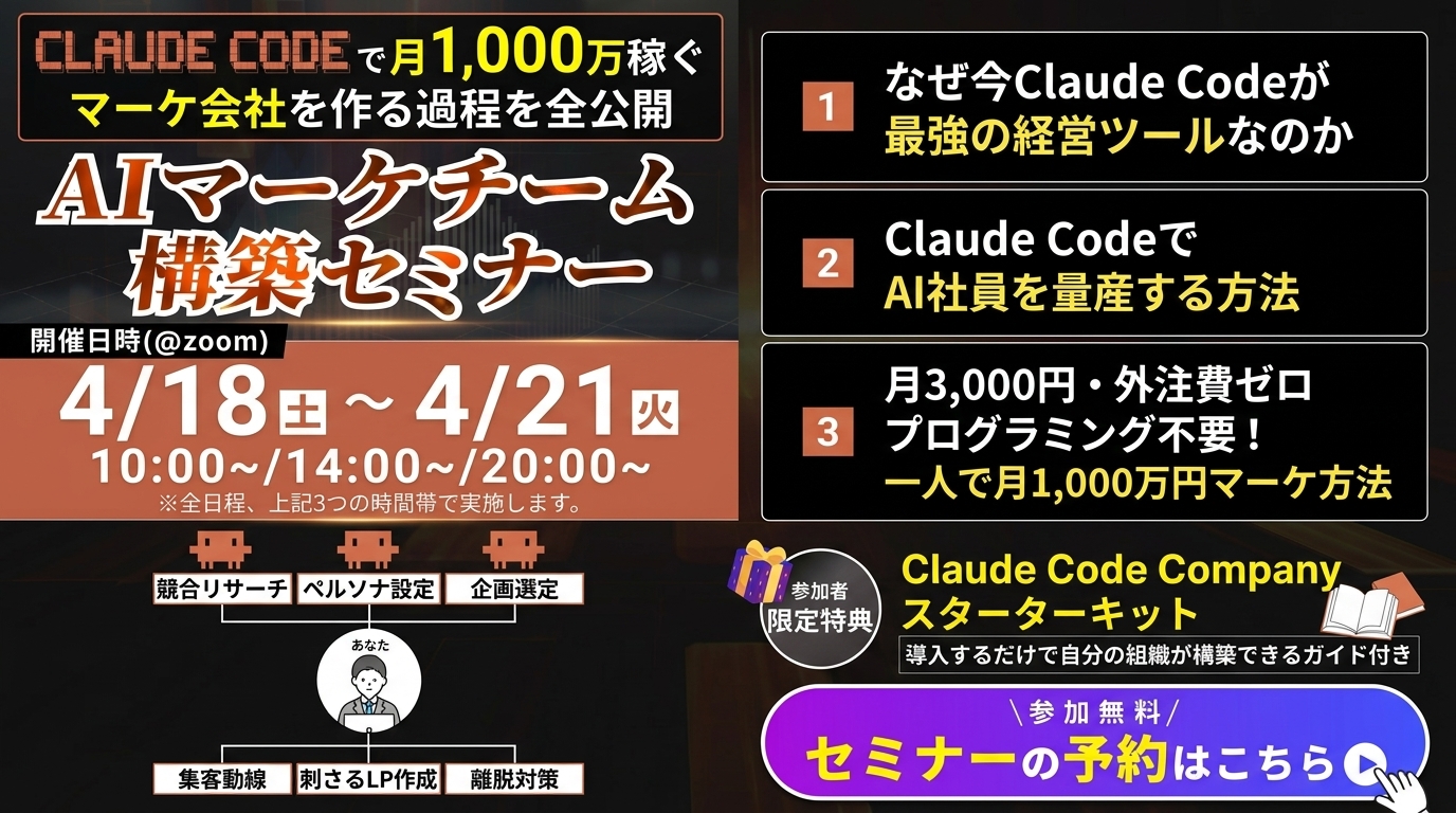 AIマーケチーム構築セミナー