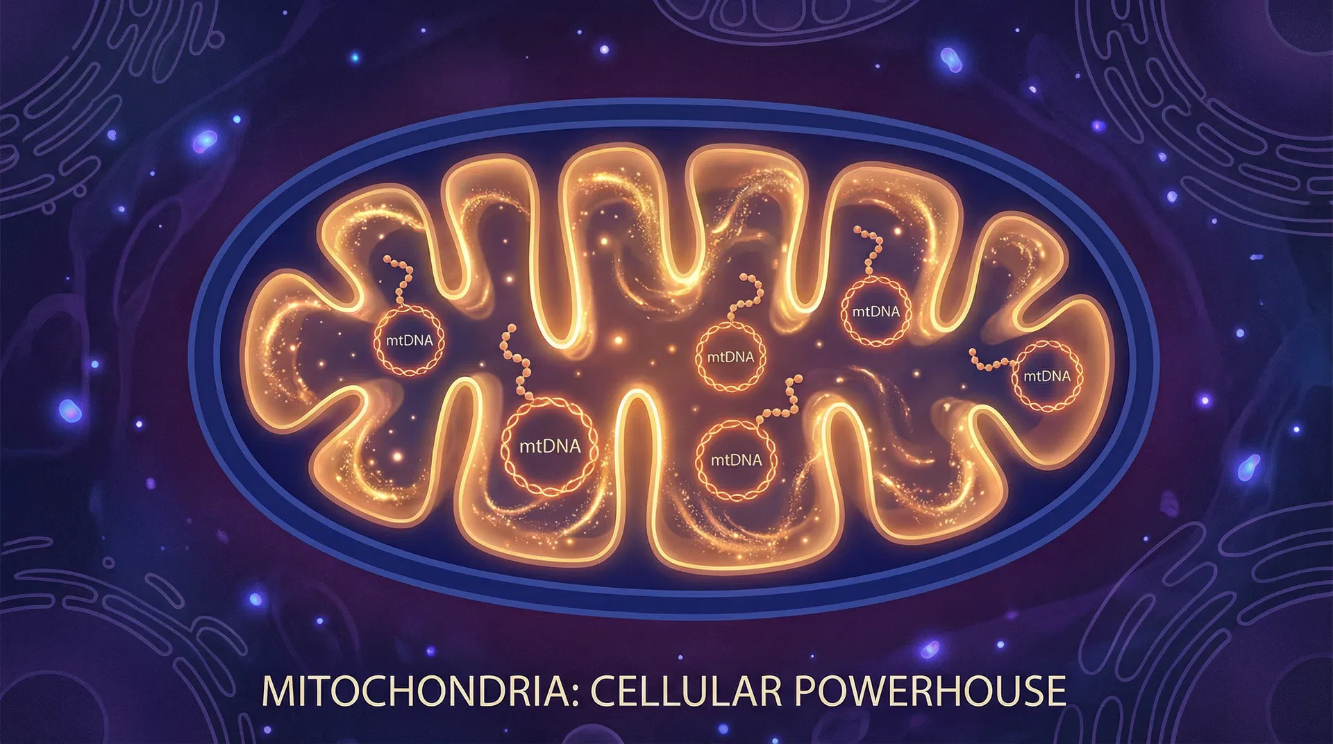 Anti-aging and longevity peptide research visualization - Humanin: A Mitochondrial Peptide for Longevity? covering humanin...
