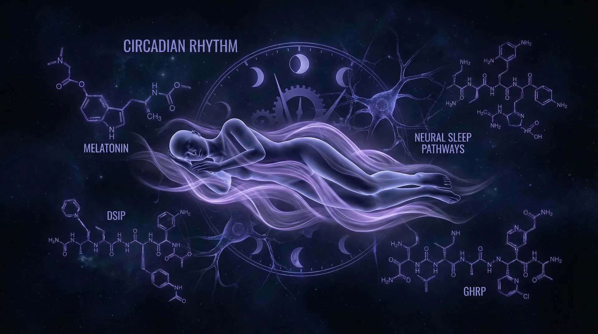 Peptides for Sleep: DSIP, GHRPs, Melatonin & the New Science of Sleep Optimization