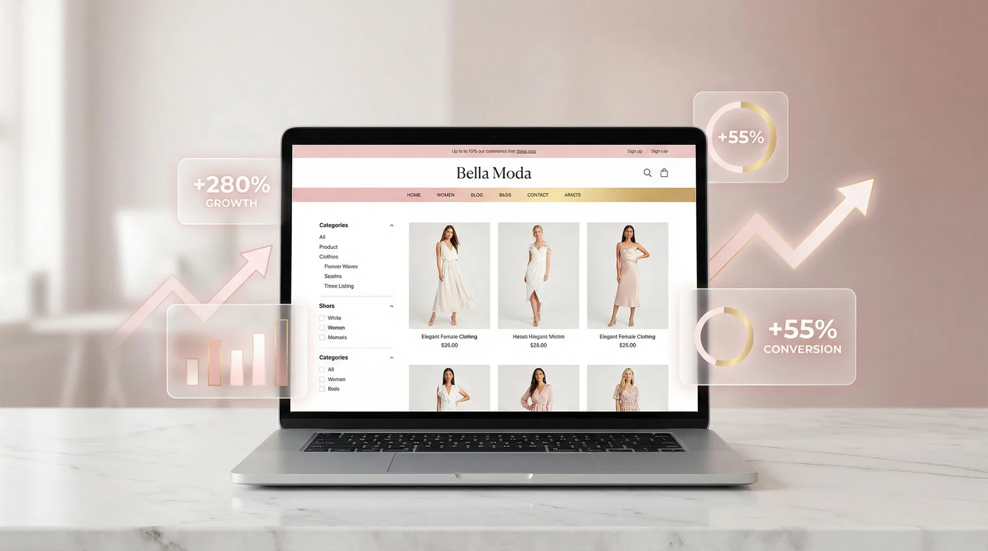 Bella Moda: Migração para Nuvemshop e Crescimento de 280% no Faturamento