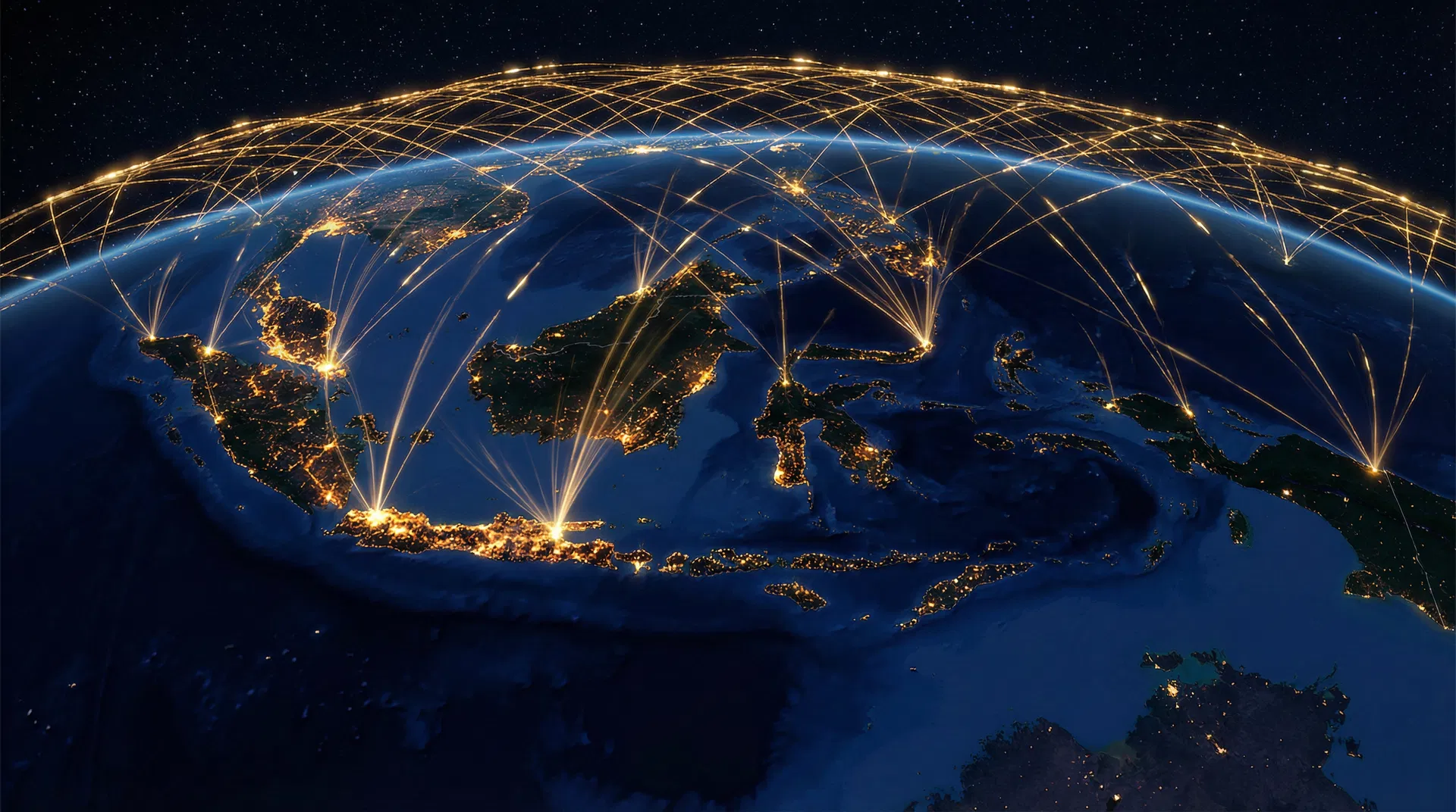 Indonesian archipelago connectivity
