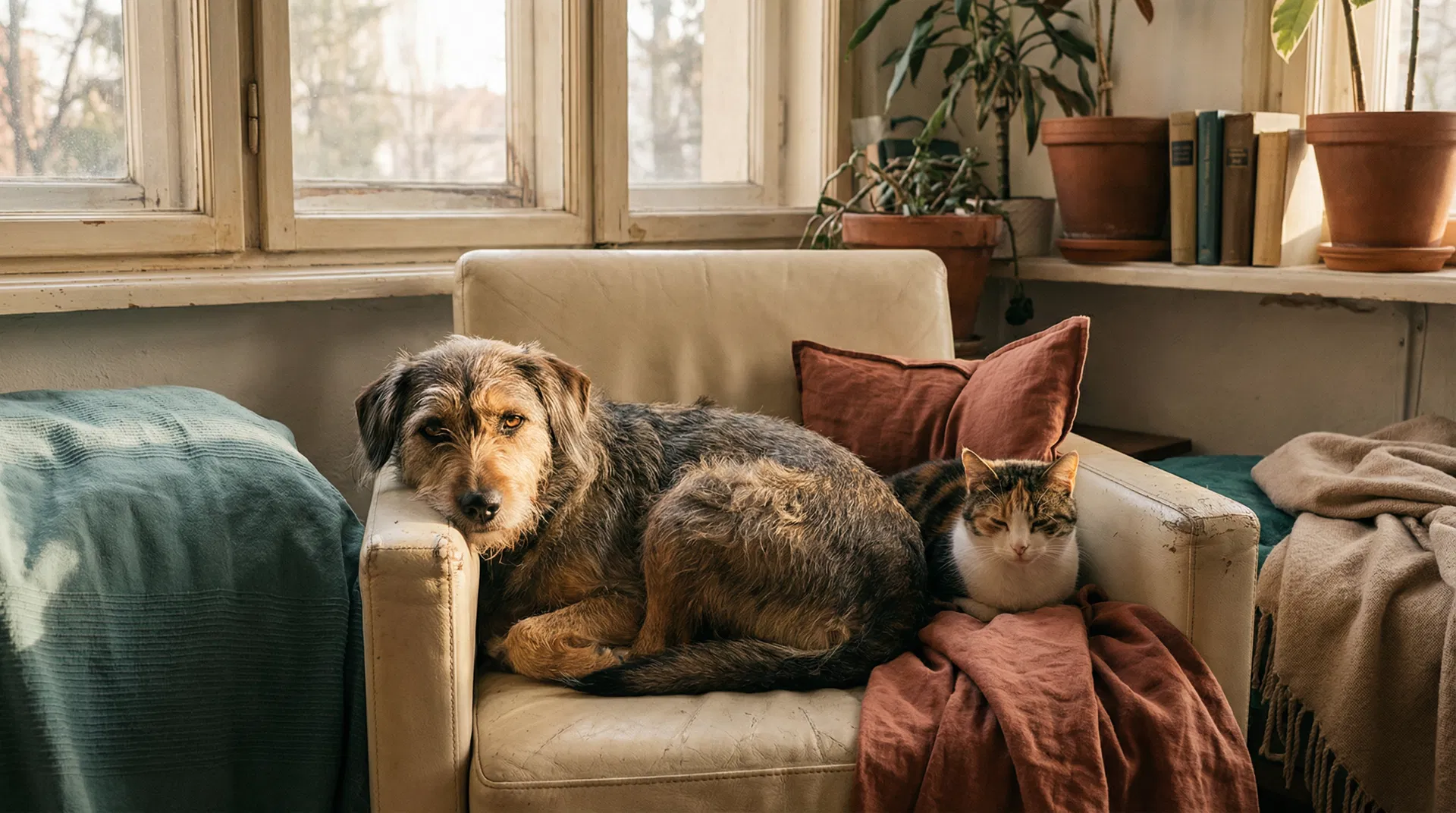 保護犬と保護猫