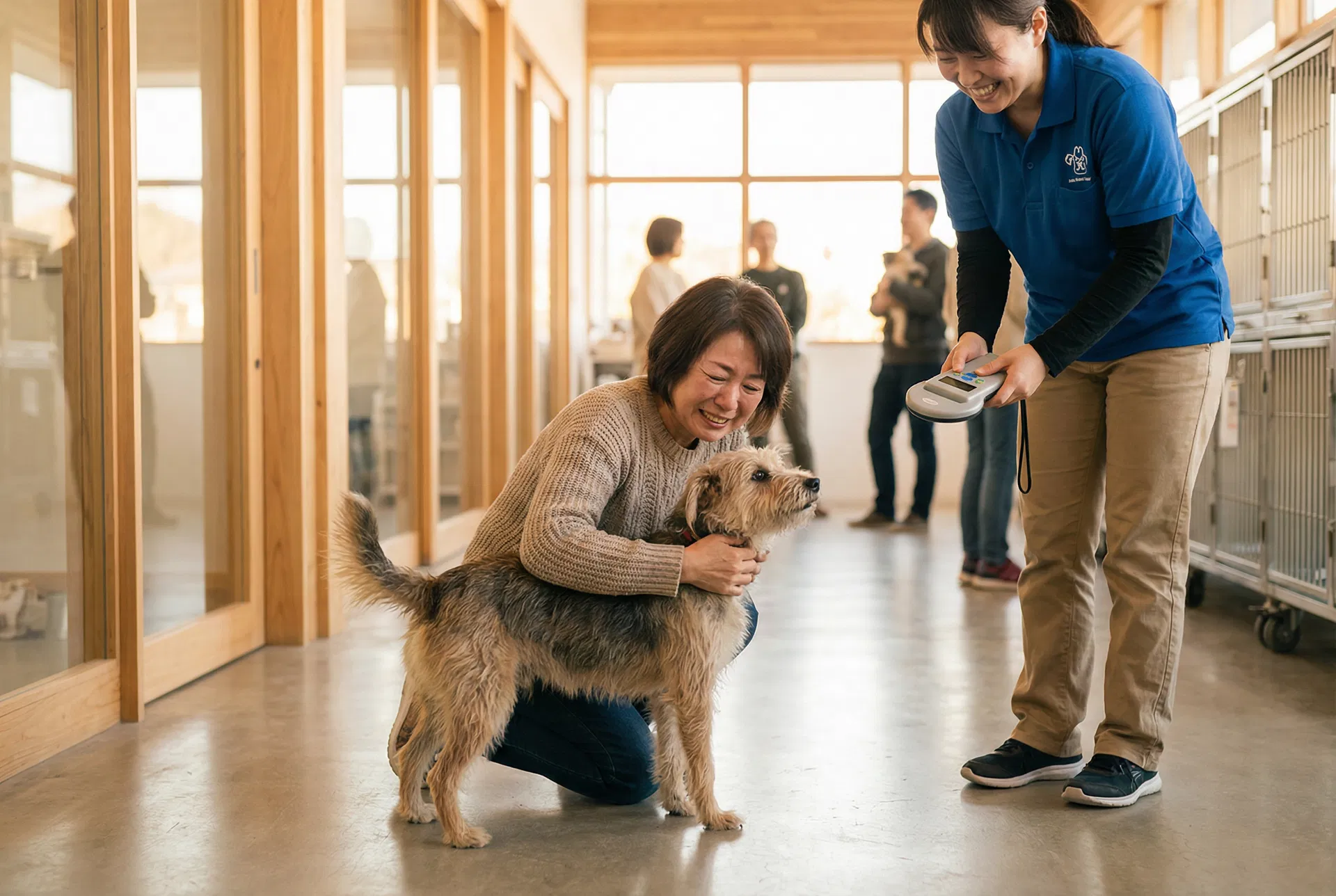 マイクロチップによる飼い主との再会