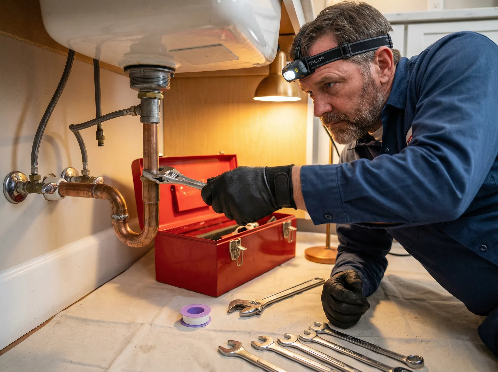 Réparation de fuites