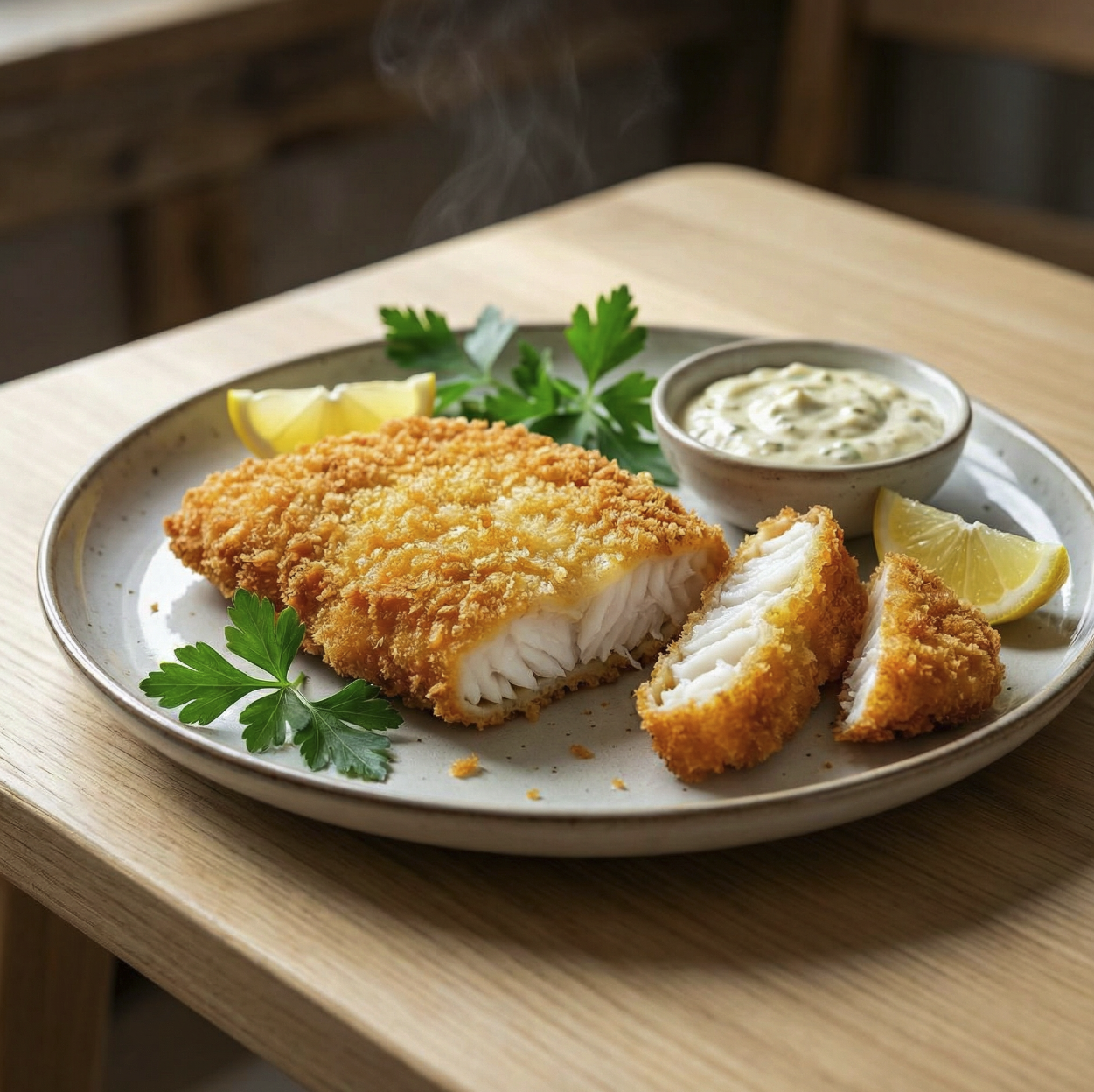 ปลาขาวชุบแป้งทอดแช่แข็ง (600g)