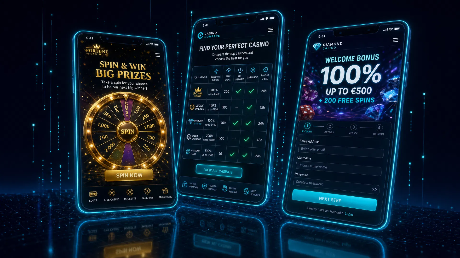 Landing Page Types Showcase