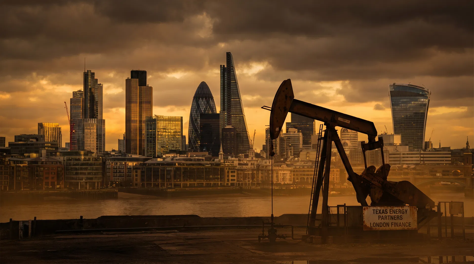 London skyline meets Texas energy