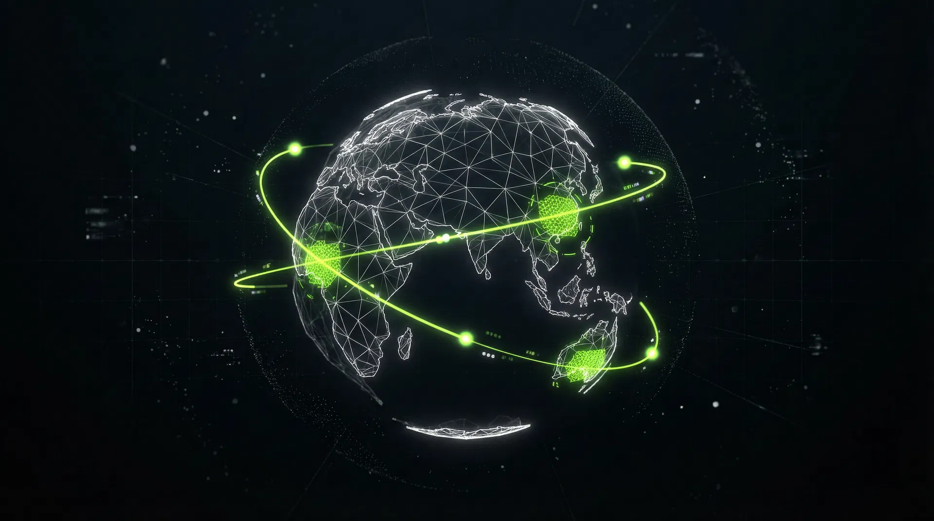 Global distribution network visualization