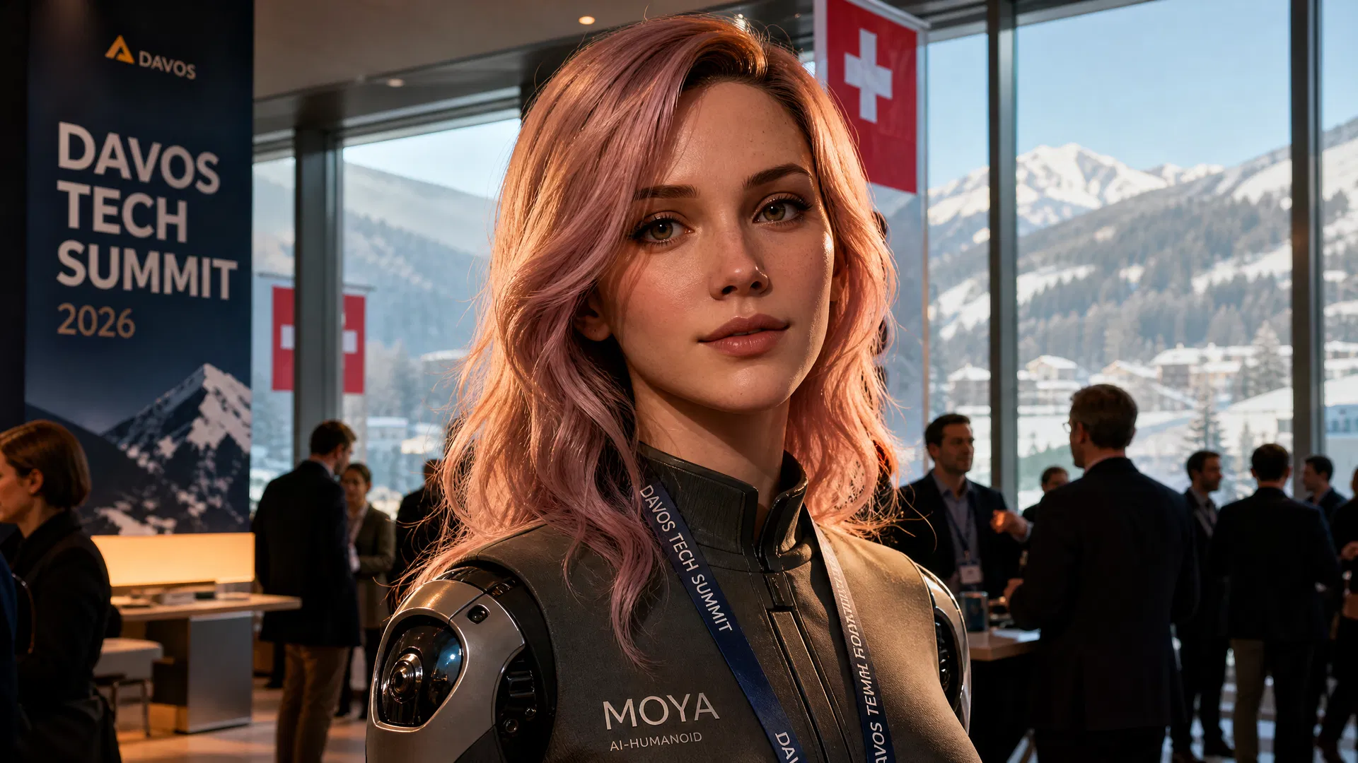 Titelbild: Moya in Davos: Chinas menschlichster Roboter betritt die Weltbühne