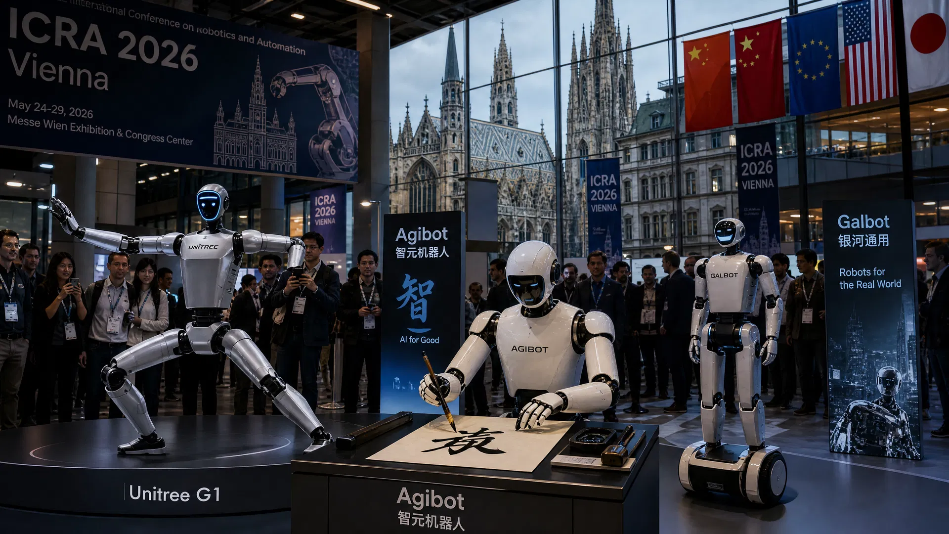 Titelbild: ICRA 2026 in Wien: Chinas humanoide Roboter dominieren die Weltbühne der Robotik