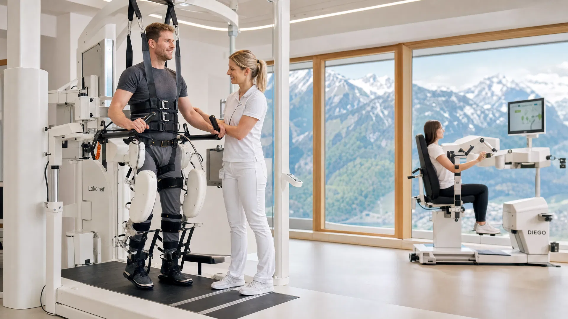 Reha-Robotik in der Schweiz: Wie Lokomat und Tyromotion Patienten wieder auf die Beine bringen