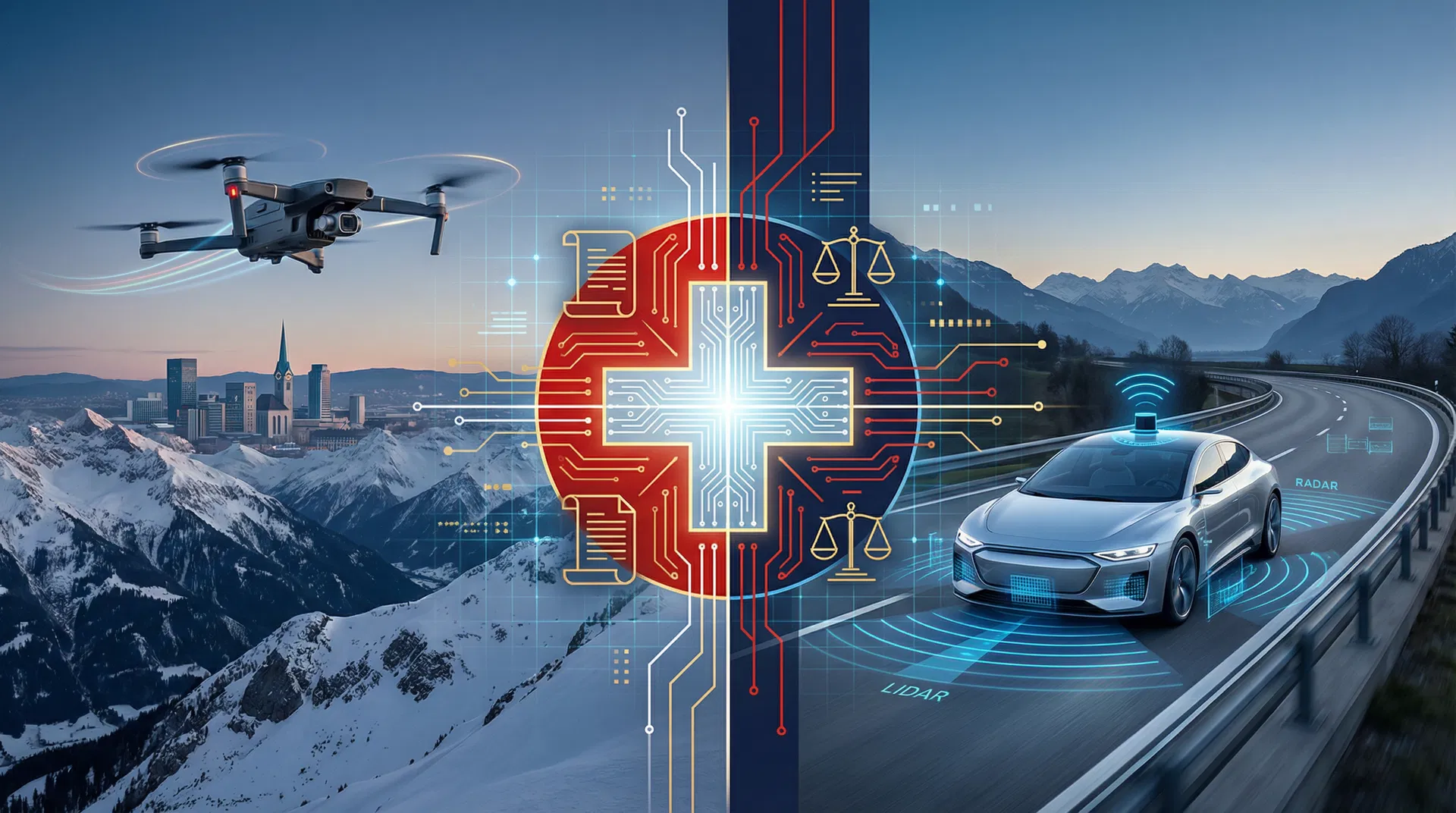 Schweizer Rechtsrahmen für autonome Systeme: Was bei Drohnen und selbstfahrenden Autos gilt
