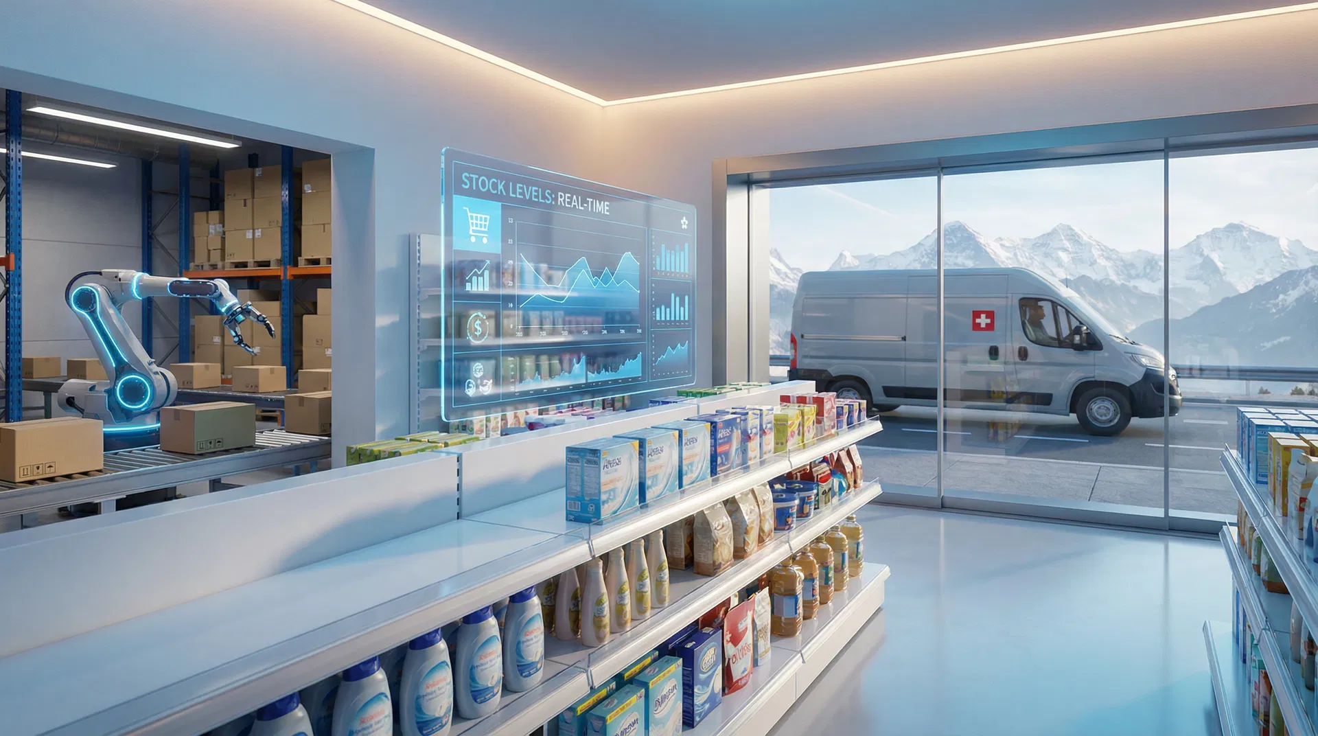KI-Agenten im Schweizer Detailhandel und in der Logistik – Vom Lager bis zur Kasse