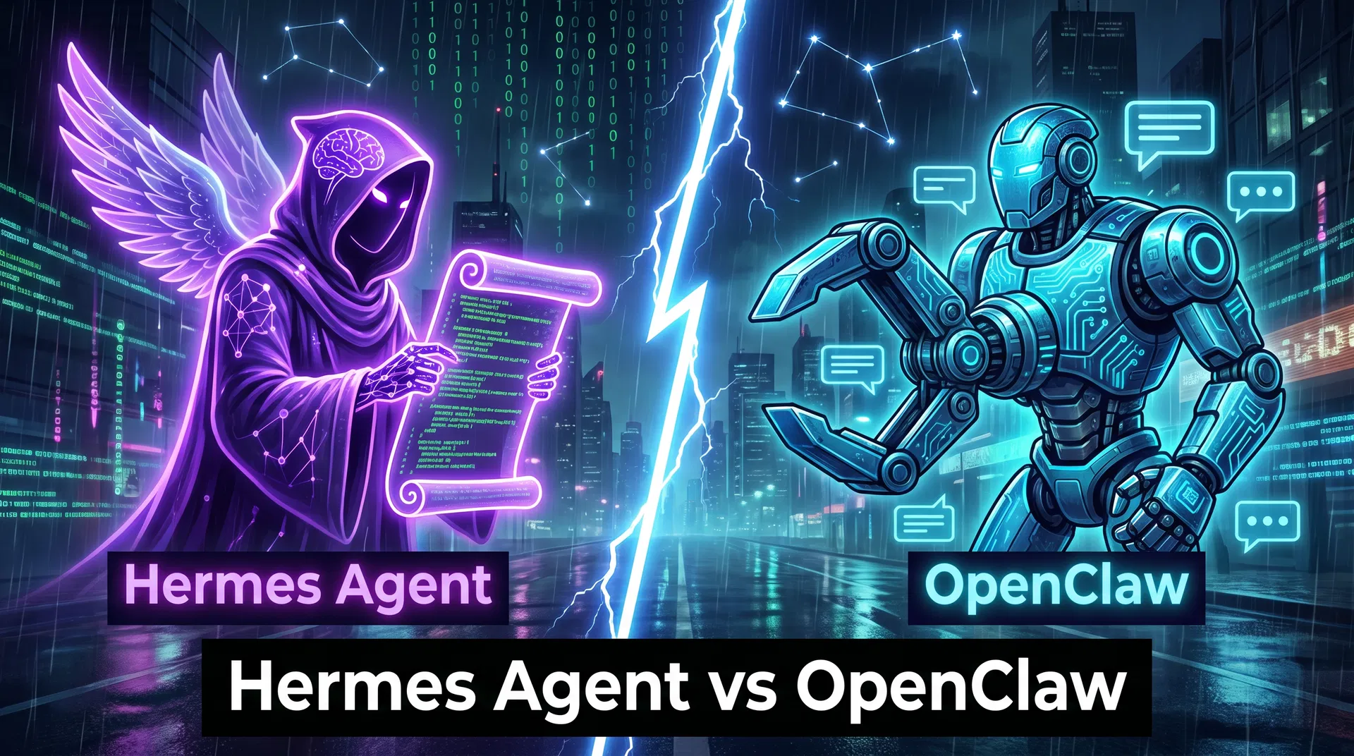 Hermes Agent vs OpenClaw: Zwei Philosophien für den selbst-gehosteten KI-Assistenten