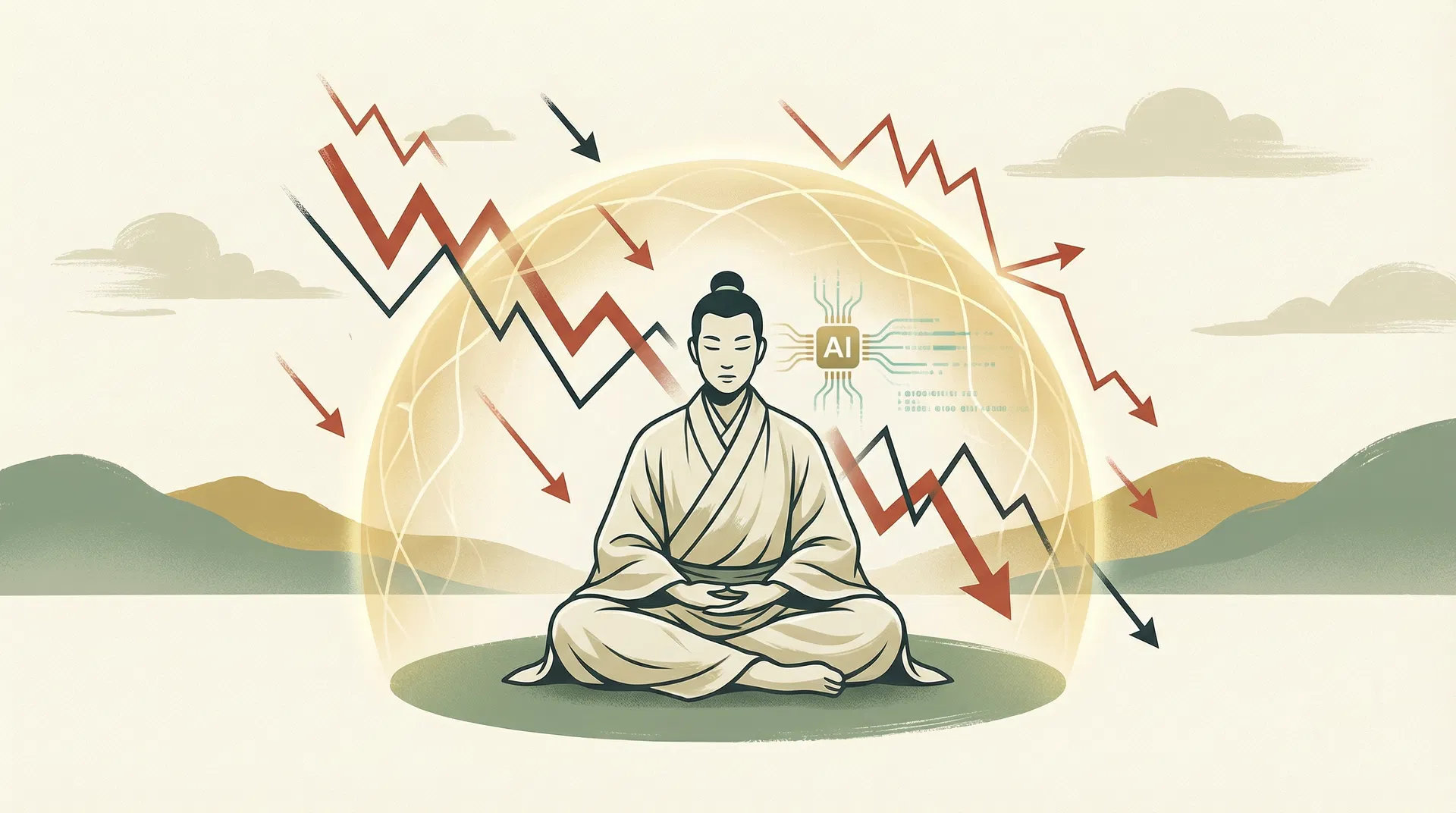 暴落時にパニックにならないためのAIメンタル管理術