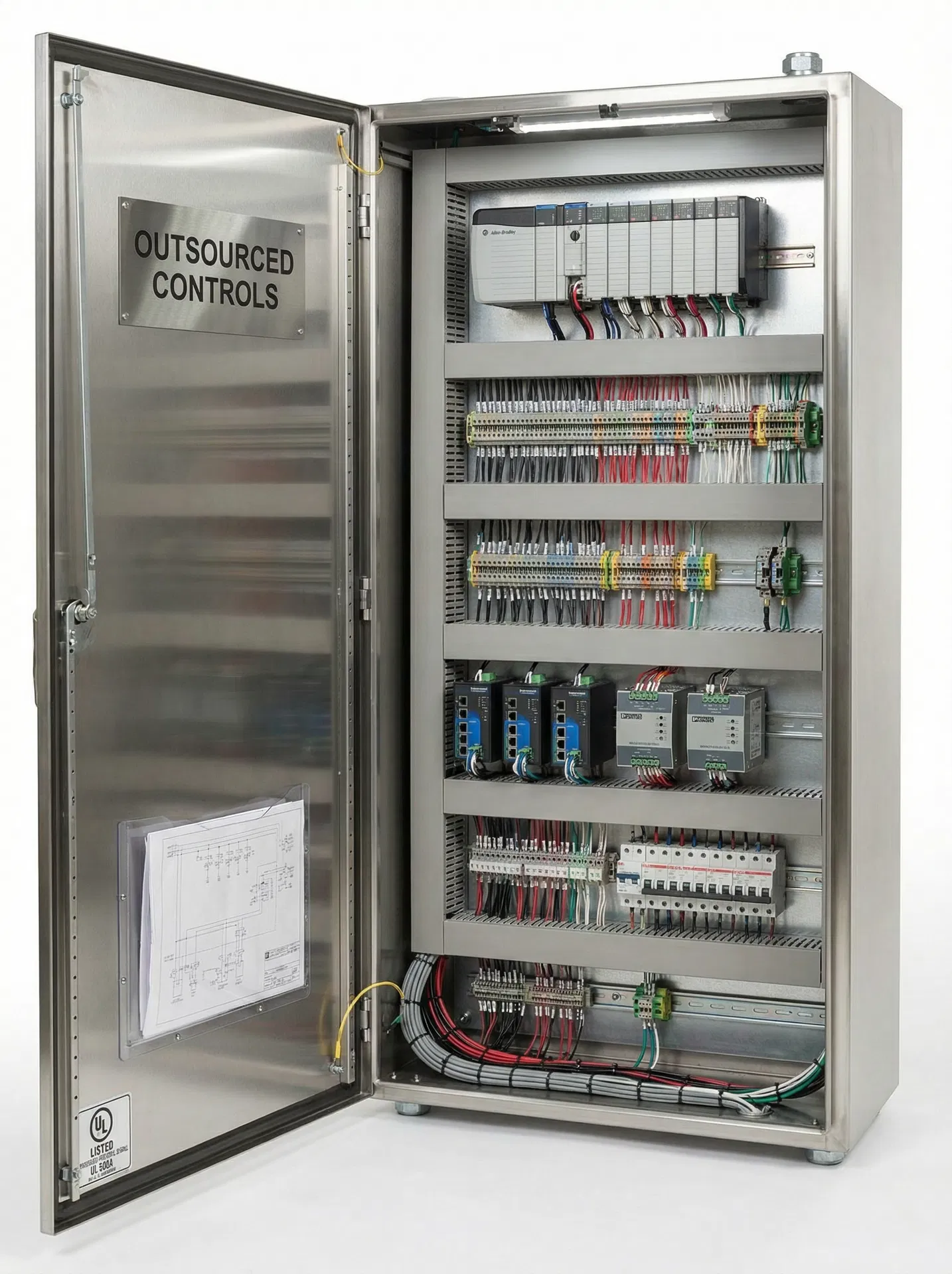 Control panel wiring detail