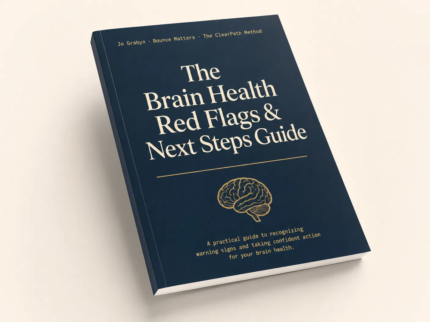 The Brain Health Red Flags & Next Steps Guide by Jo Grabyn