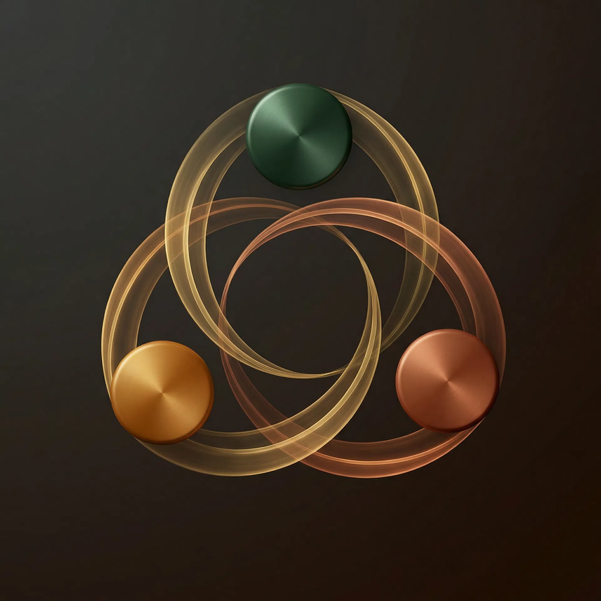 Three-pillar flywheel