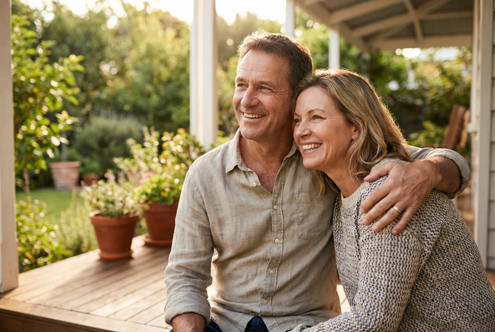 Happy family after timeshare exit