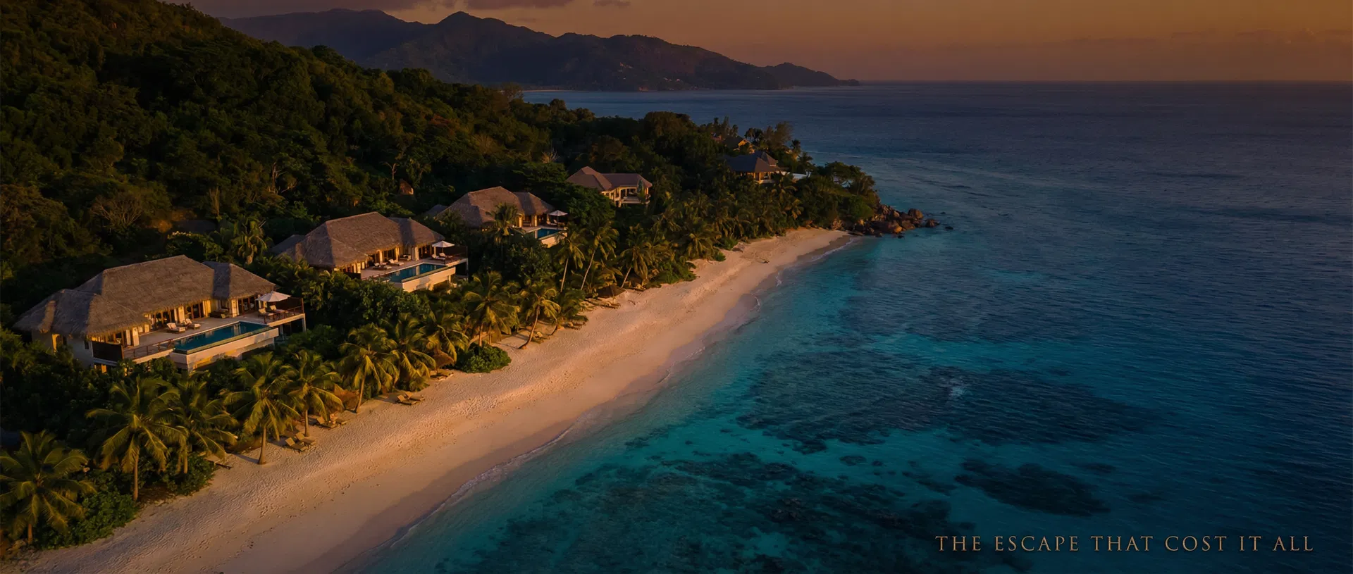 Tropical resort aerial view representing timeshare properties