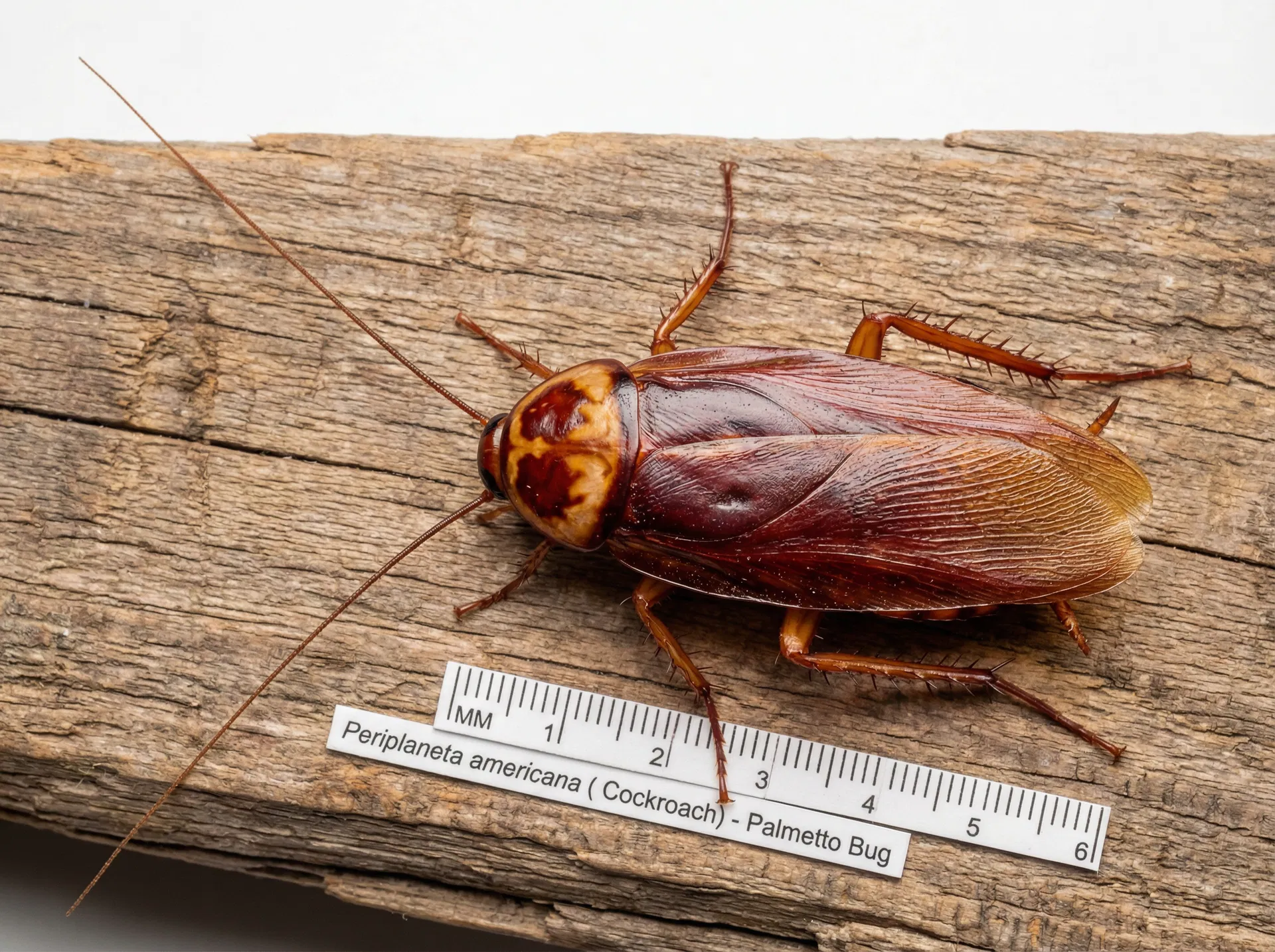 1. American Cockroach (Palmetto Bug)
