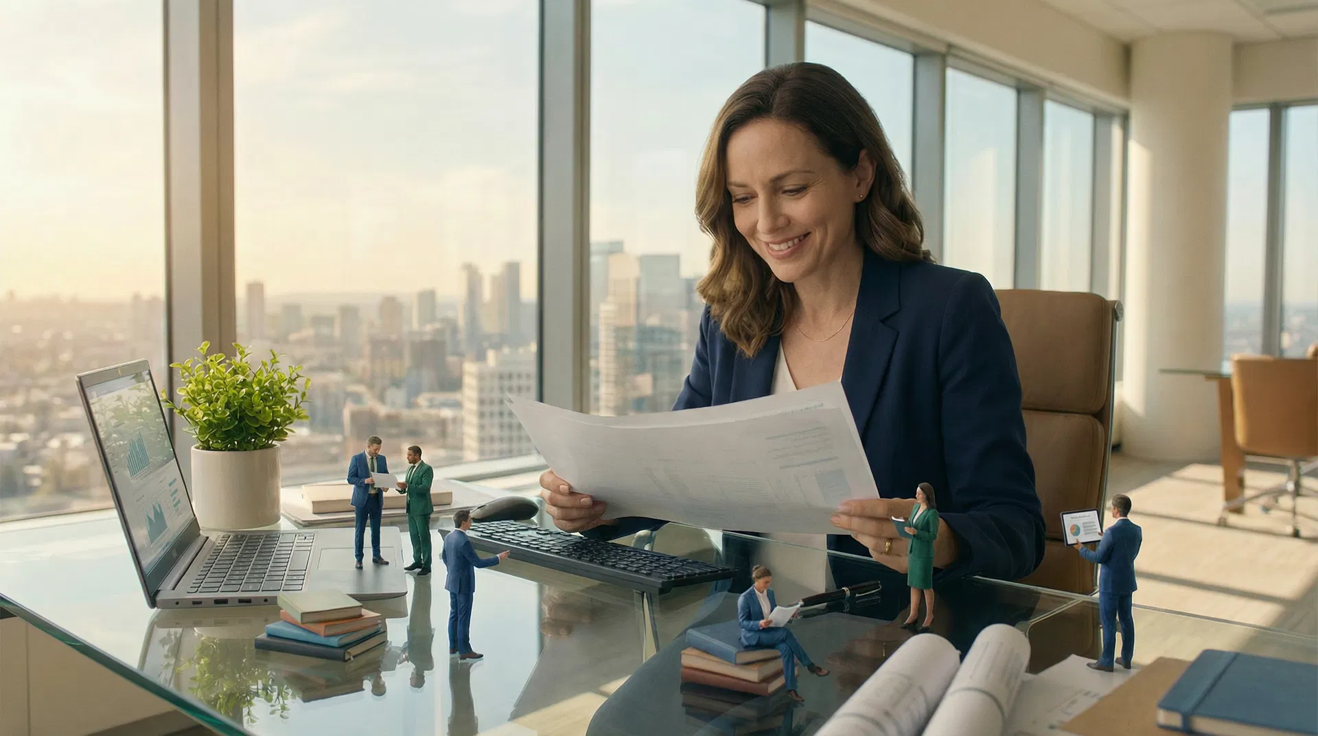 Brightworld team with AI agents collaborating on enterprise solutions