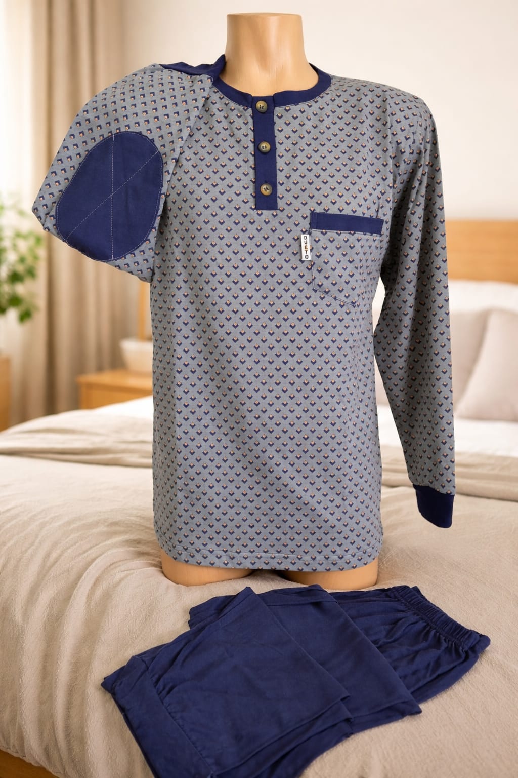 Pijama homem 100% algodão