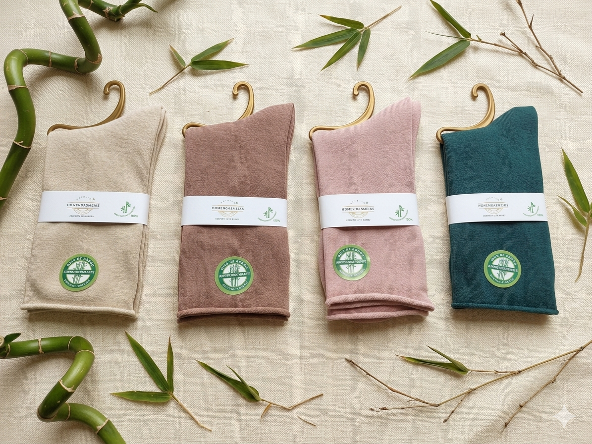 Pack 4 Meias bambu Senhora