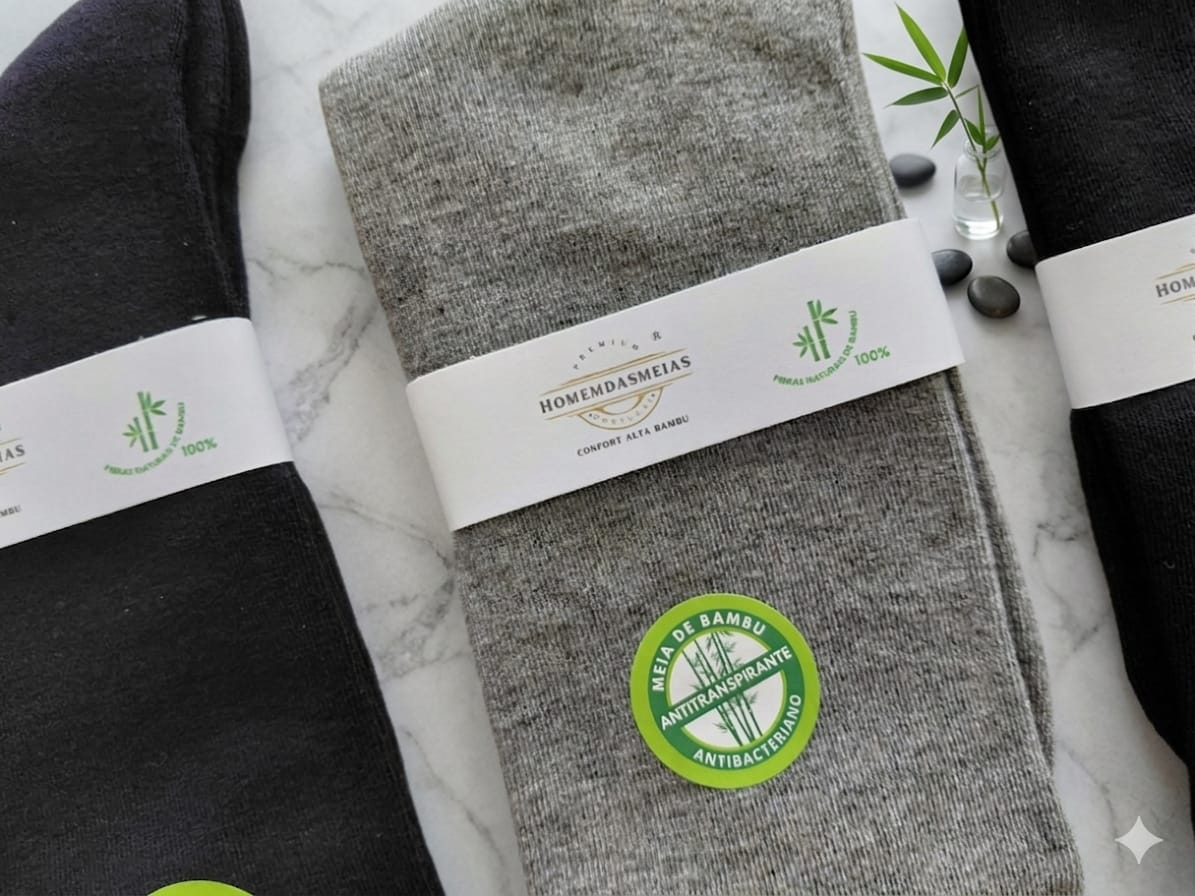 Pack 3 meias senhora bambu — miniatura 2