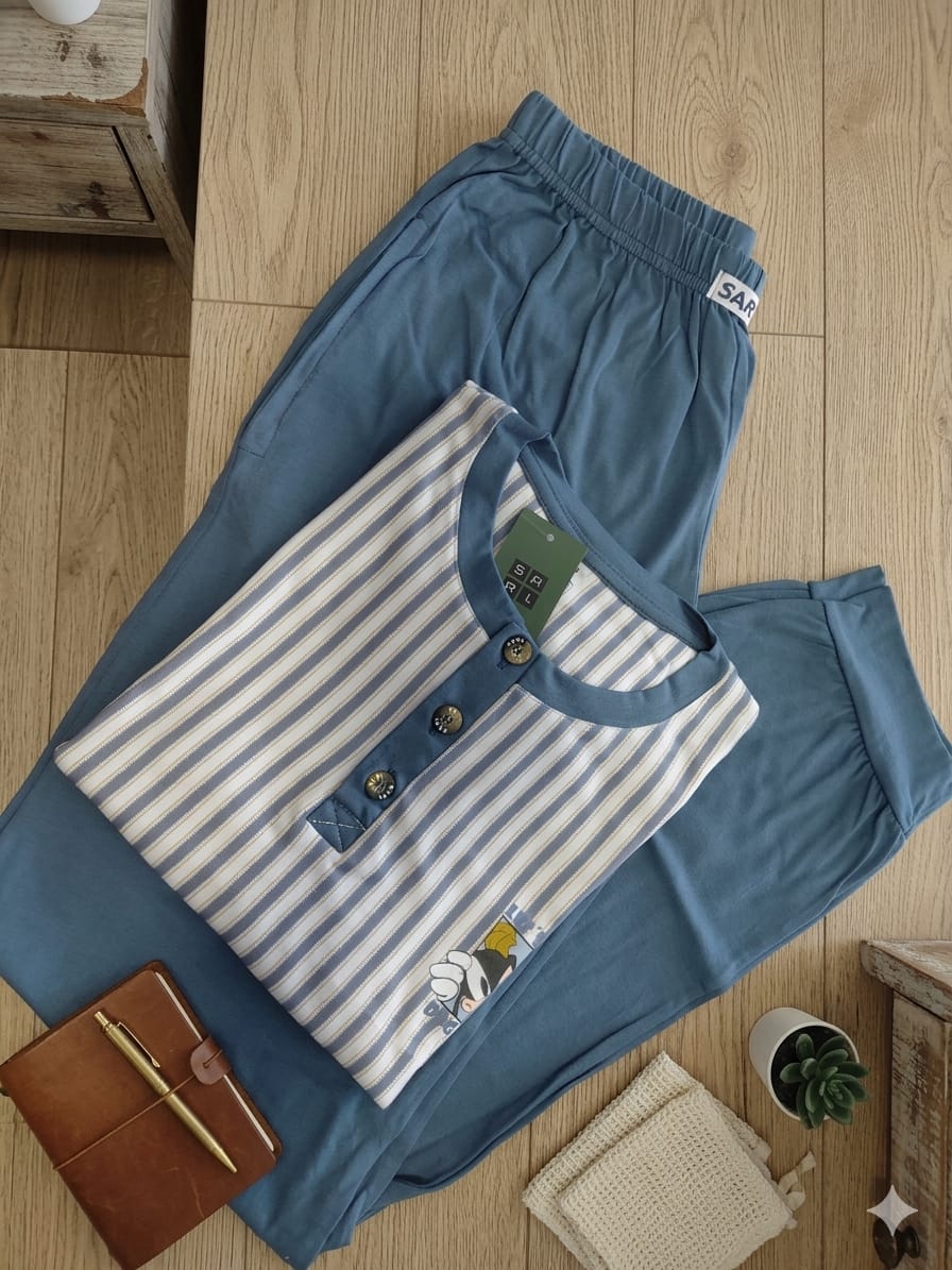 Pijama Homem 100% Algodão