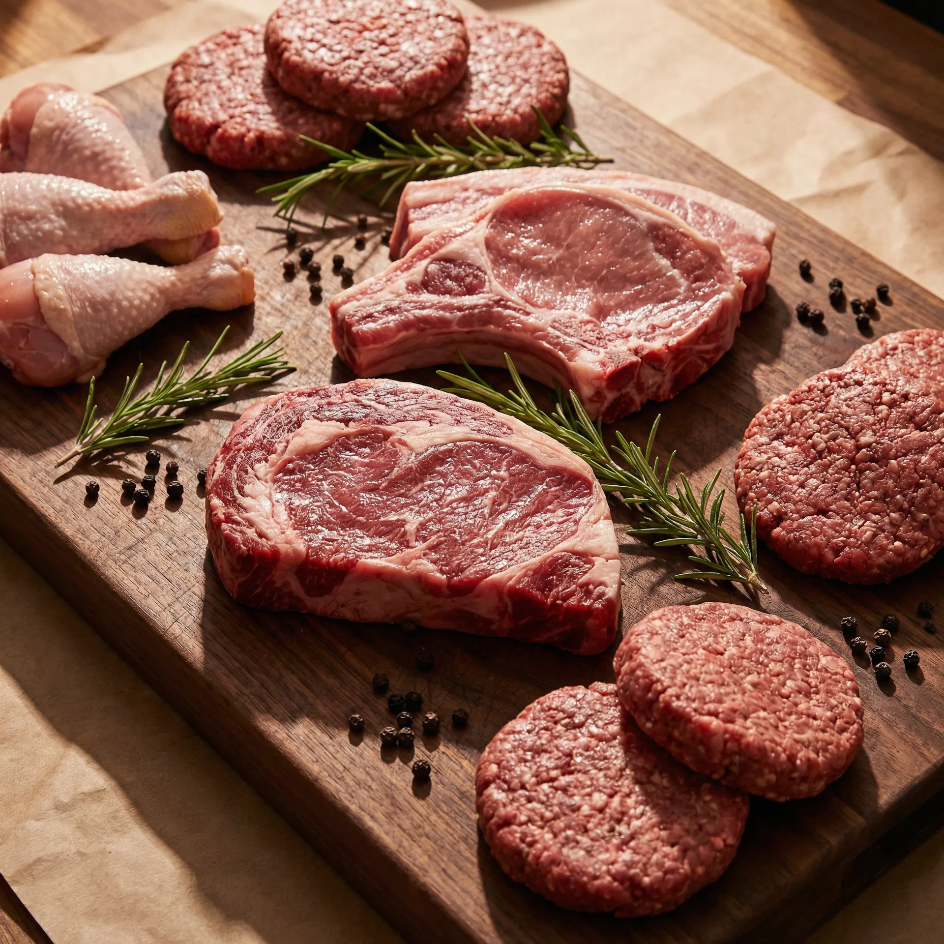 Meats & Proteins — fresh grocery category at FreshDrop HTX Houston