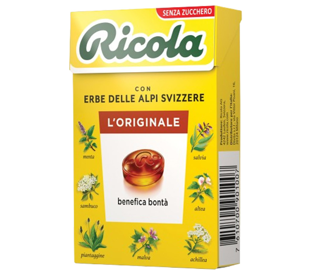 RICOLA ERBE BALSAMICHE SENZA ZUCCHERO 50GR