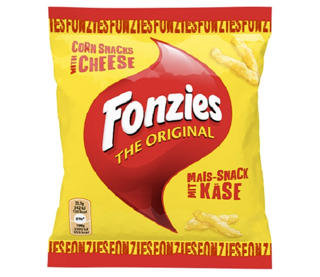FONZIES GLI ORIGINALI CROCCANTINI DI MAIS AL FORMAGGIO 25GR