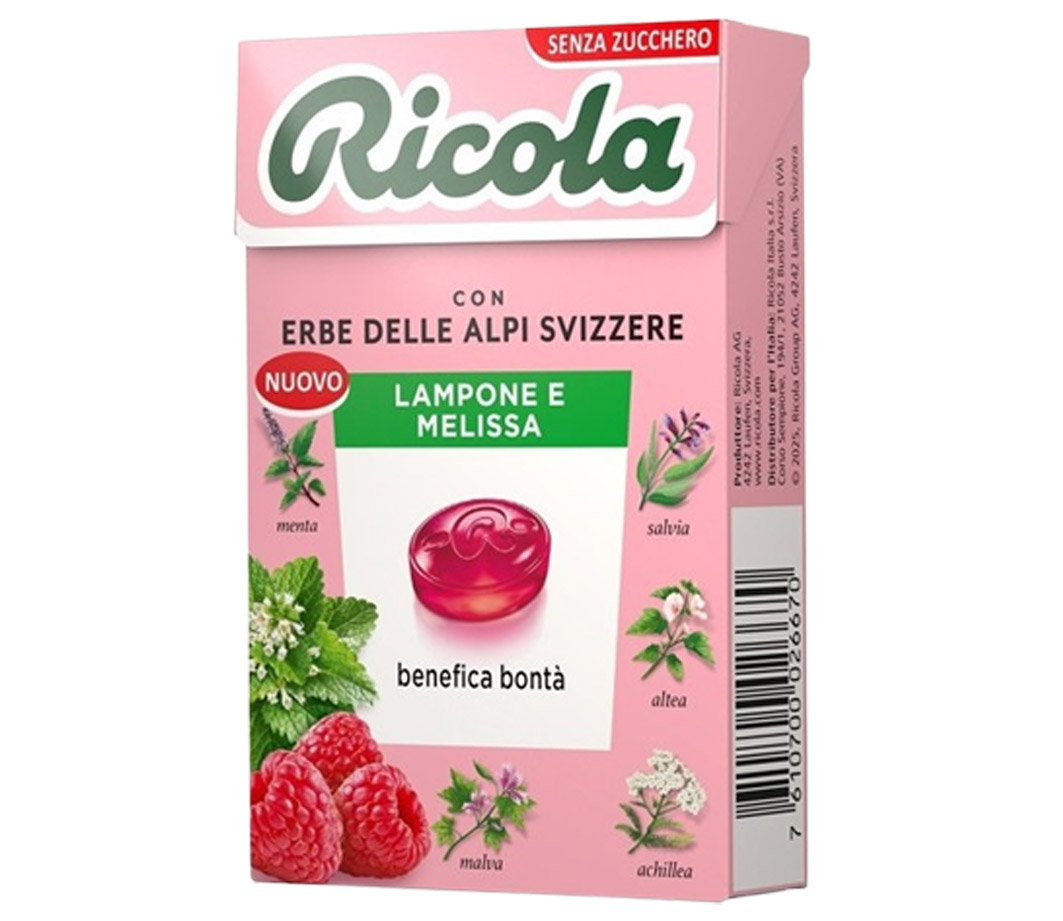 RICOLA LAMPONE E MELISSA 50GR