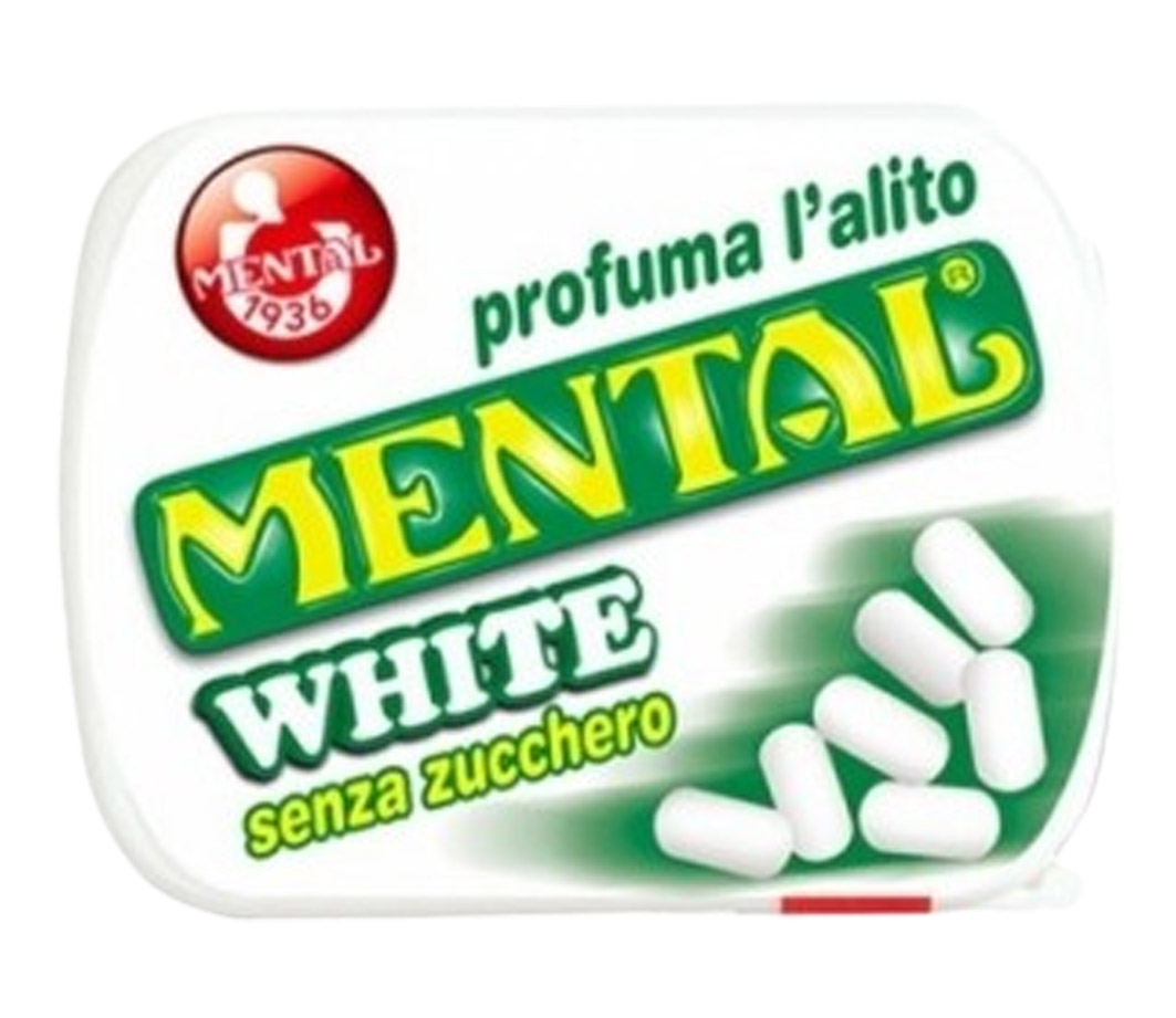 MENTAL WHITE S/Z SENZA ZUCCHERO BIANCO