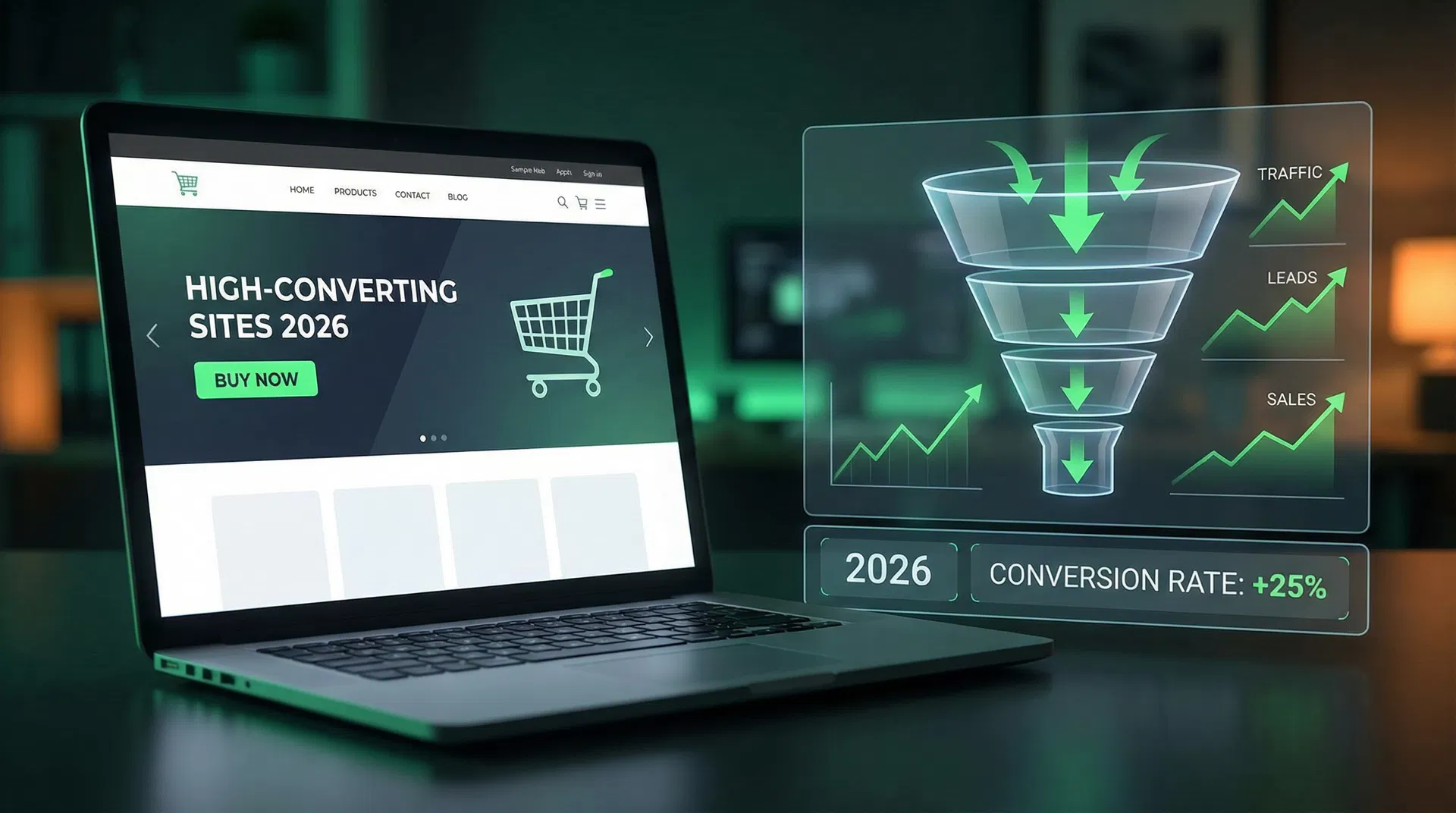 High converting website funnel strategy 2026