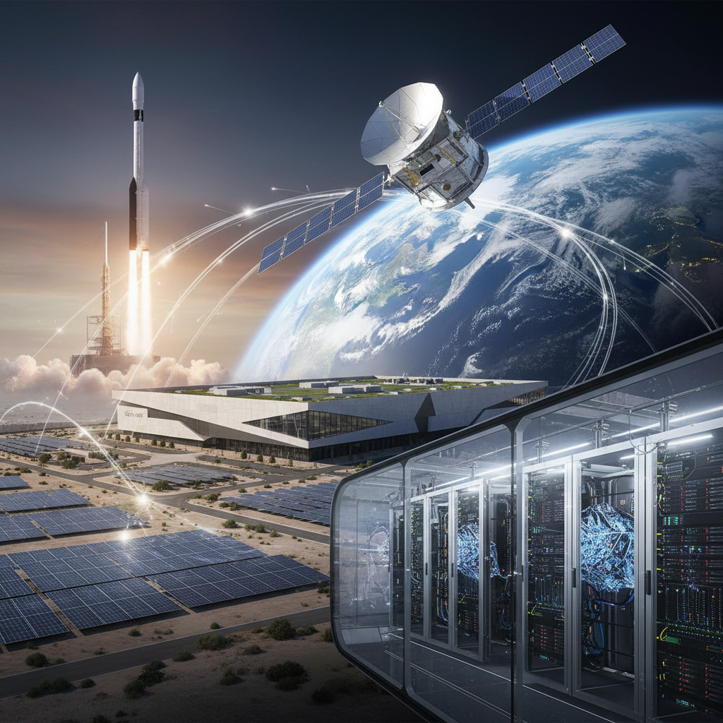 Datová centra na oběžné dráze: Google a SpaceX míří ke hvězdám