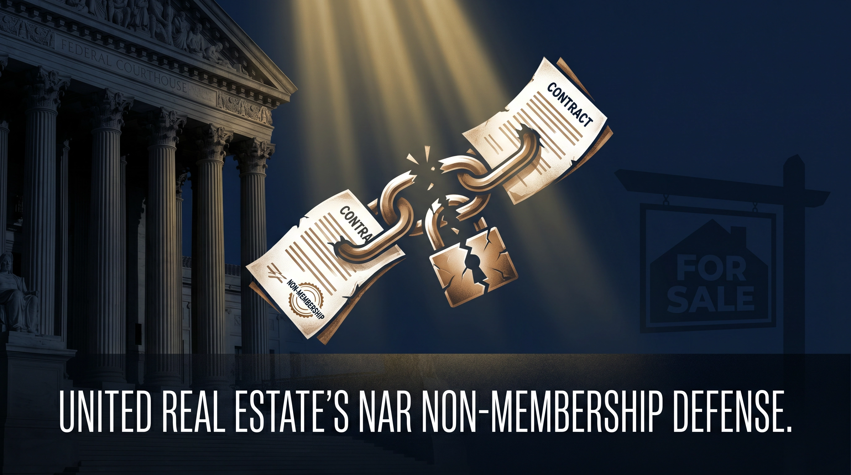 United Real Estate's NAR Non-Membership Defense: "We Were Never Part of This"