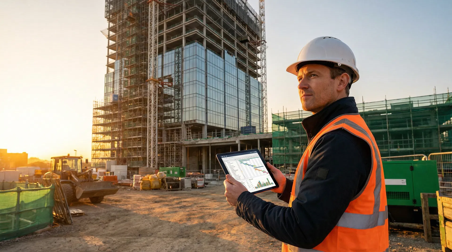 Construction project manager using Field Scribe