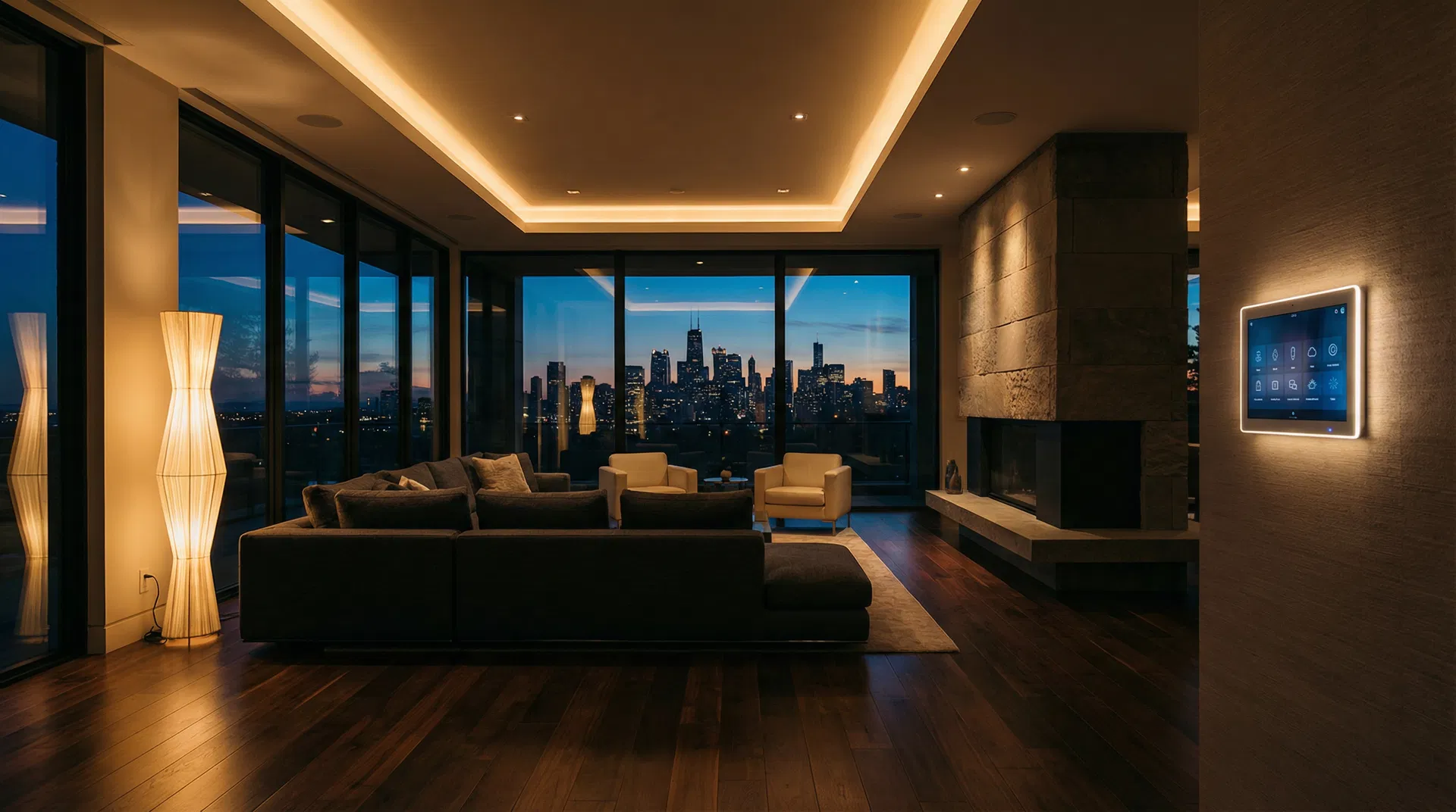 Luxury modern home interior